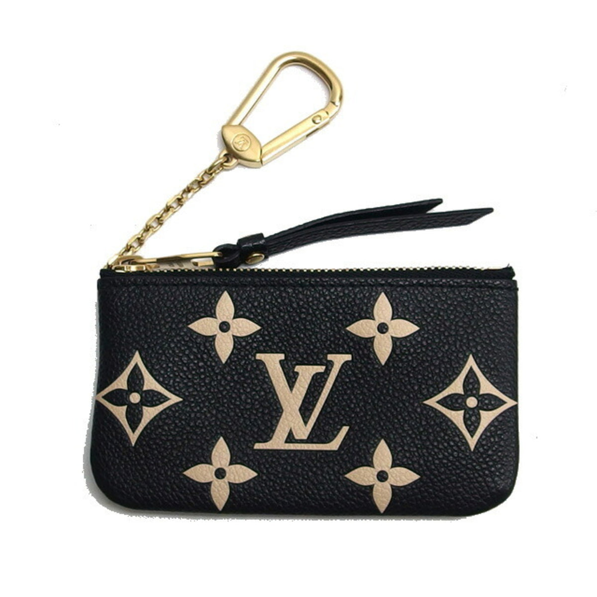Louis Vuitton Monogram Empreinte Beige Bicolor Black Monogram Noir Monogram Empreinte Coin Purse/Coin Case (Pre-Owned)