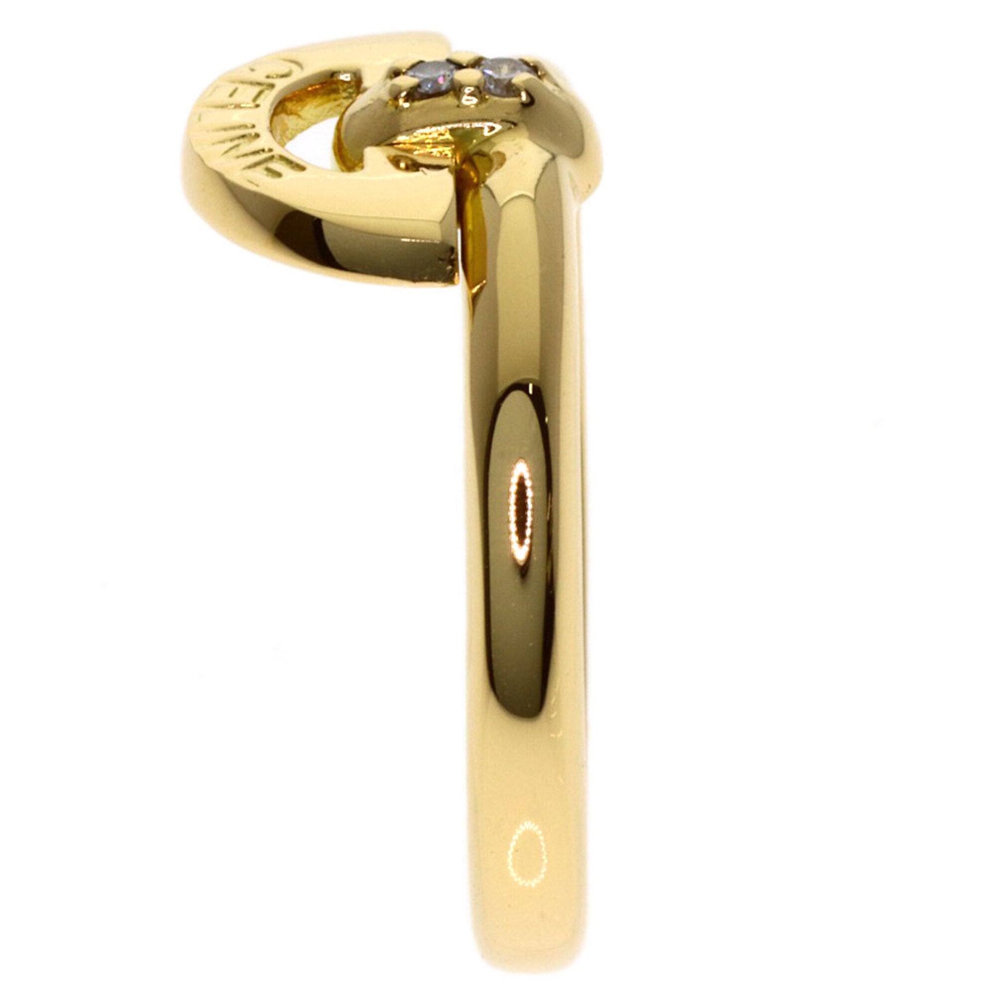 Celine Yellow Gold (18K) Band Ring (Pre-Owned)