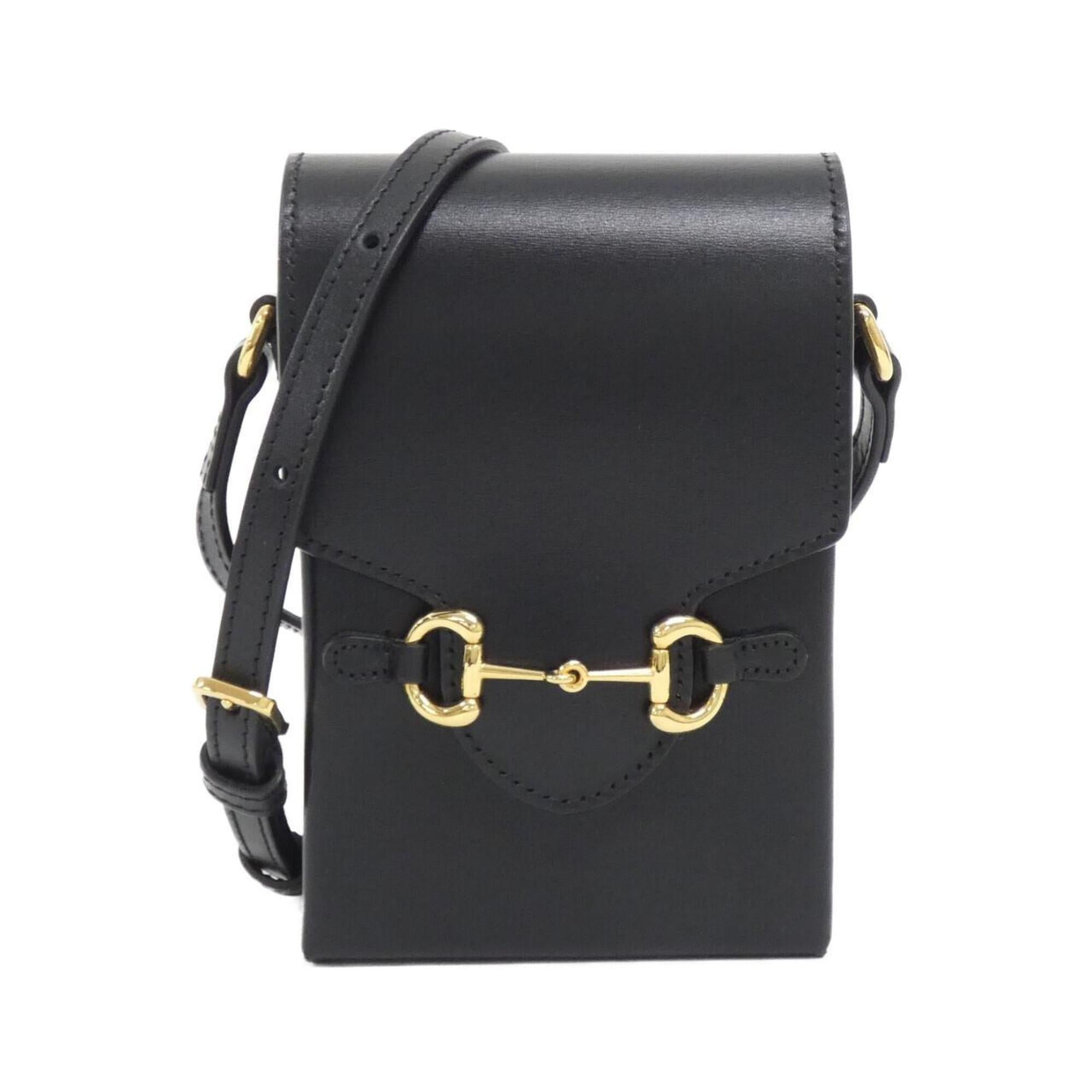 Gucci Black Leather Shoulder Bag (Pre-Owned)