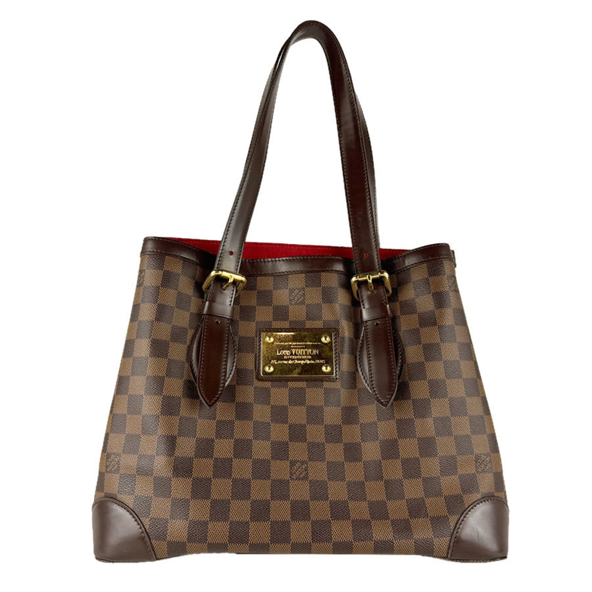 Louis Vuitton Damier Canvas Ebene Damier Canvas Shoulder Bag (Pre-Owned)
