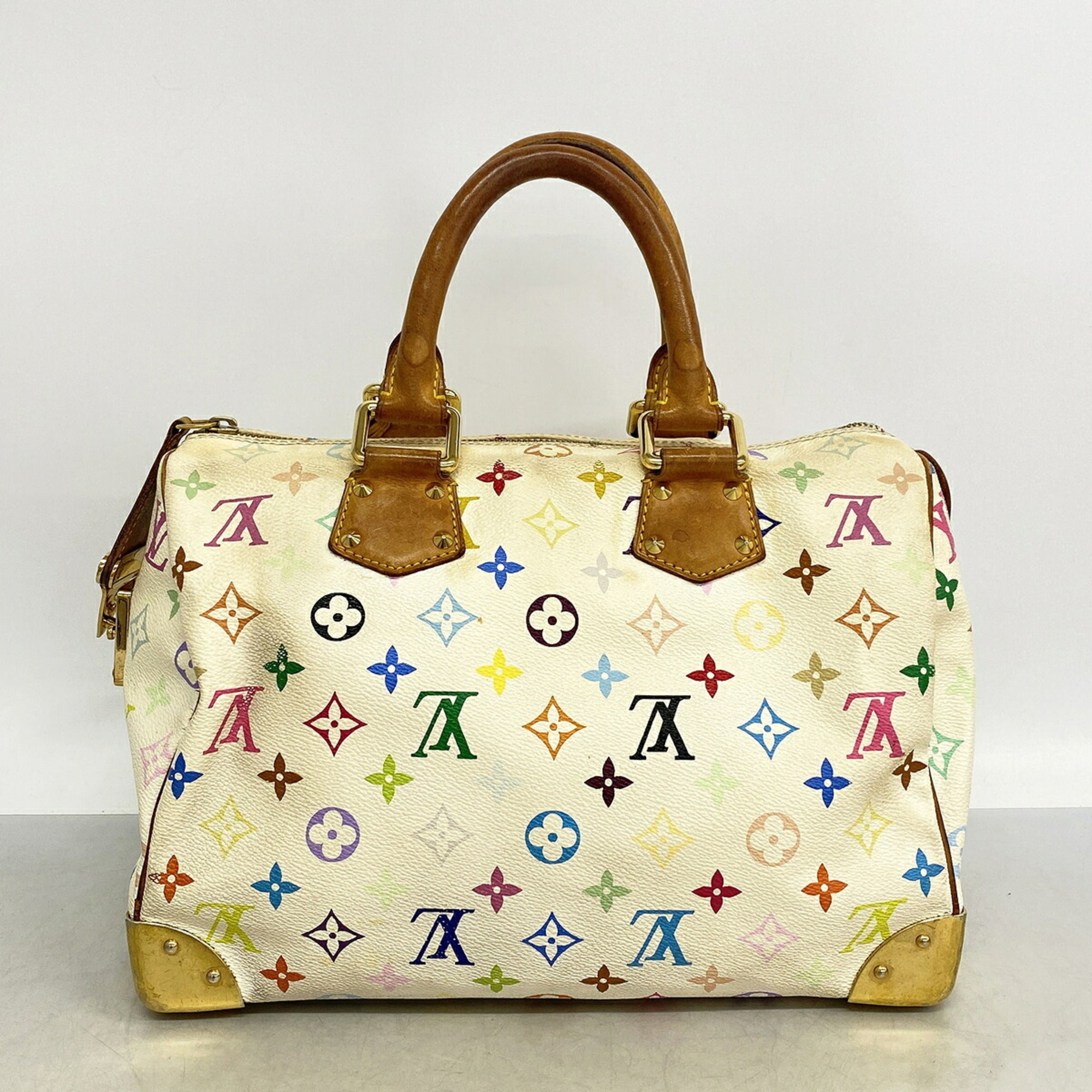 Louis Vuitton Blanc Handbag (Pre-Owned)