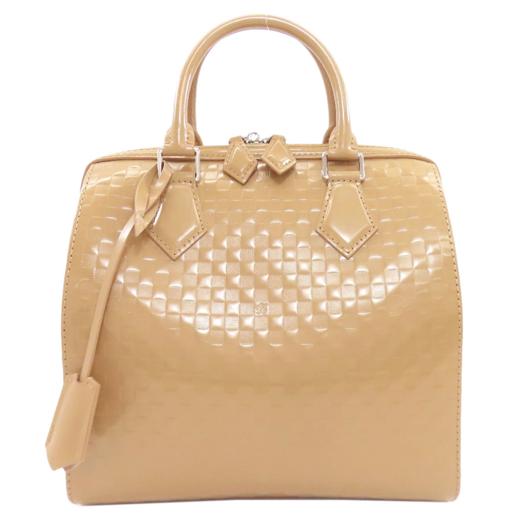 Louis Vuitton Damier Beige Leather Handbag (Pre-Owned)