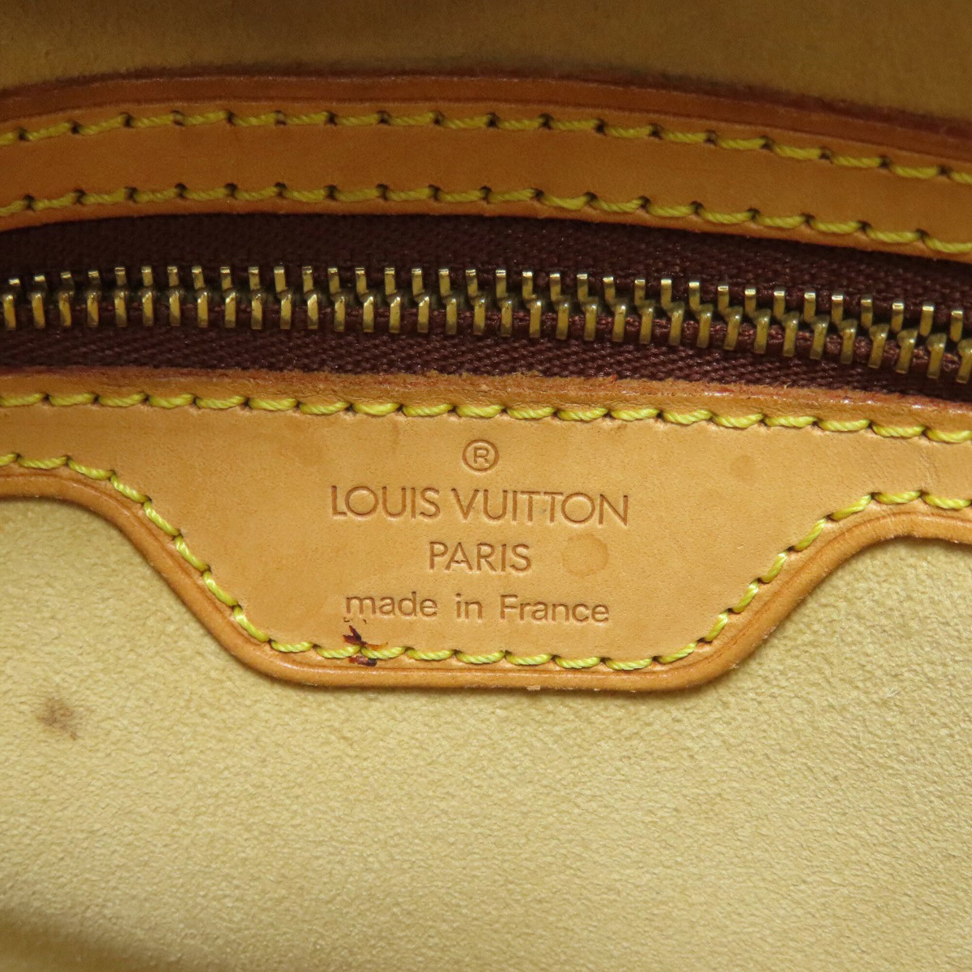 Louis Vuitton Brown Monogram Canvas Handbag (Pre-Owned)