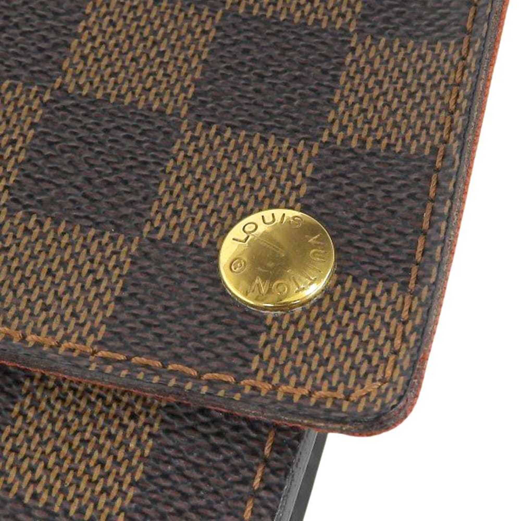 Louis Vuitton Damier Canvas Ebene Pvc Shoulder Bag (Pre-Owned)