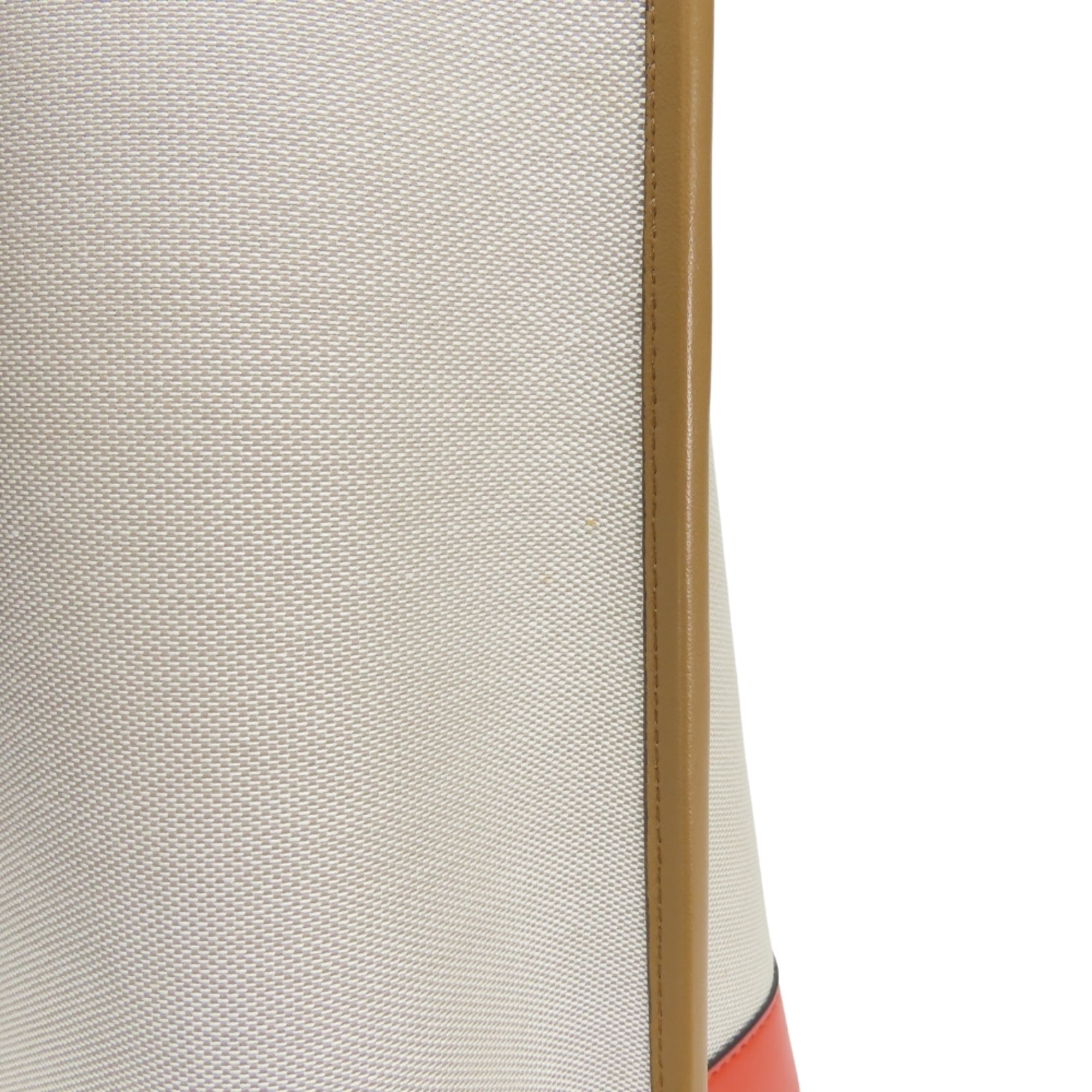 Coach Beige Multi-Color Canvas Leather Tote Bag (Pre-Owned)