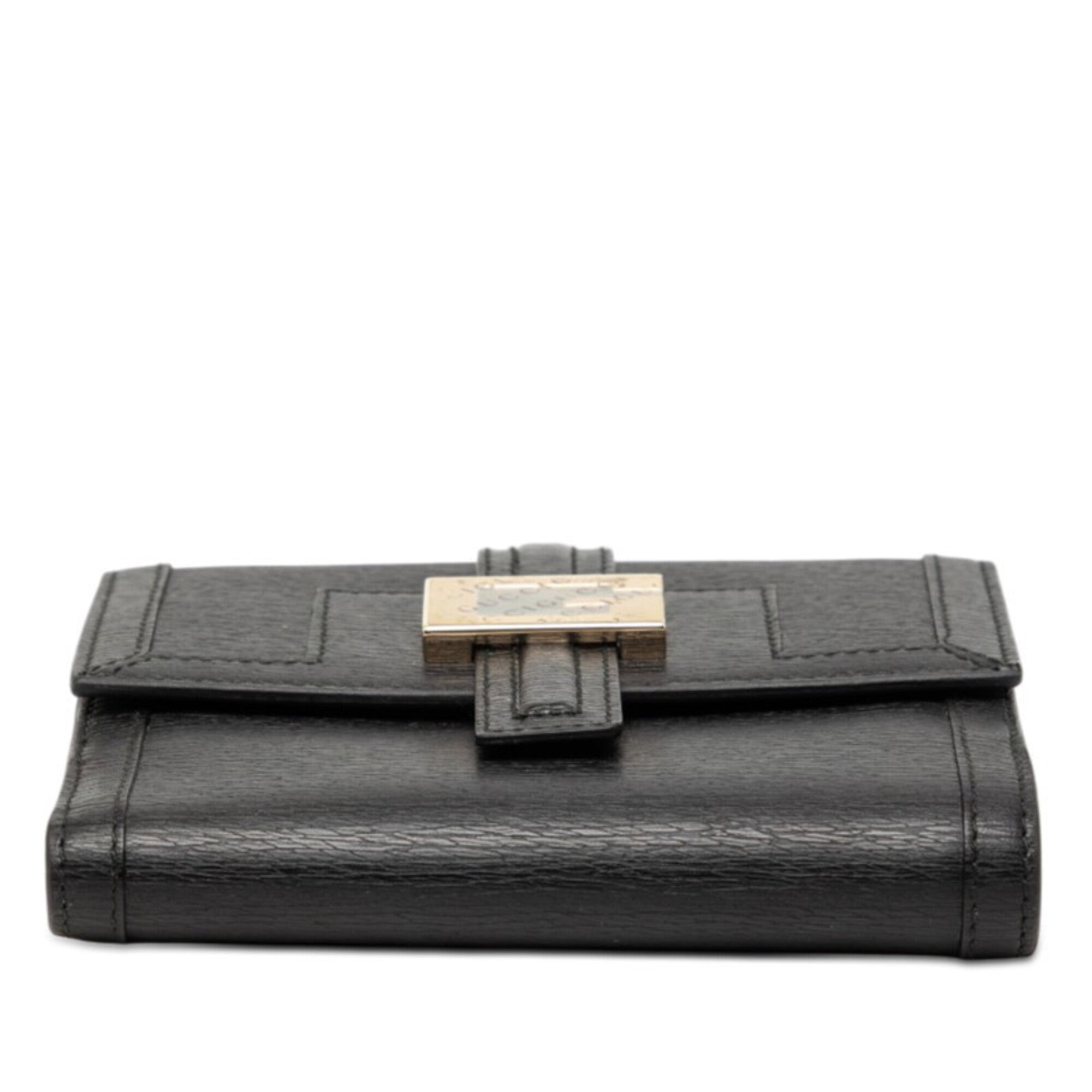 Gucci Black Leather Wallet (Bi-Fold) (Pre-Owned)