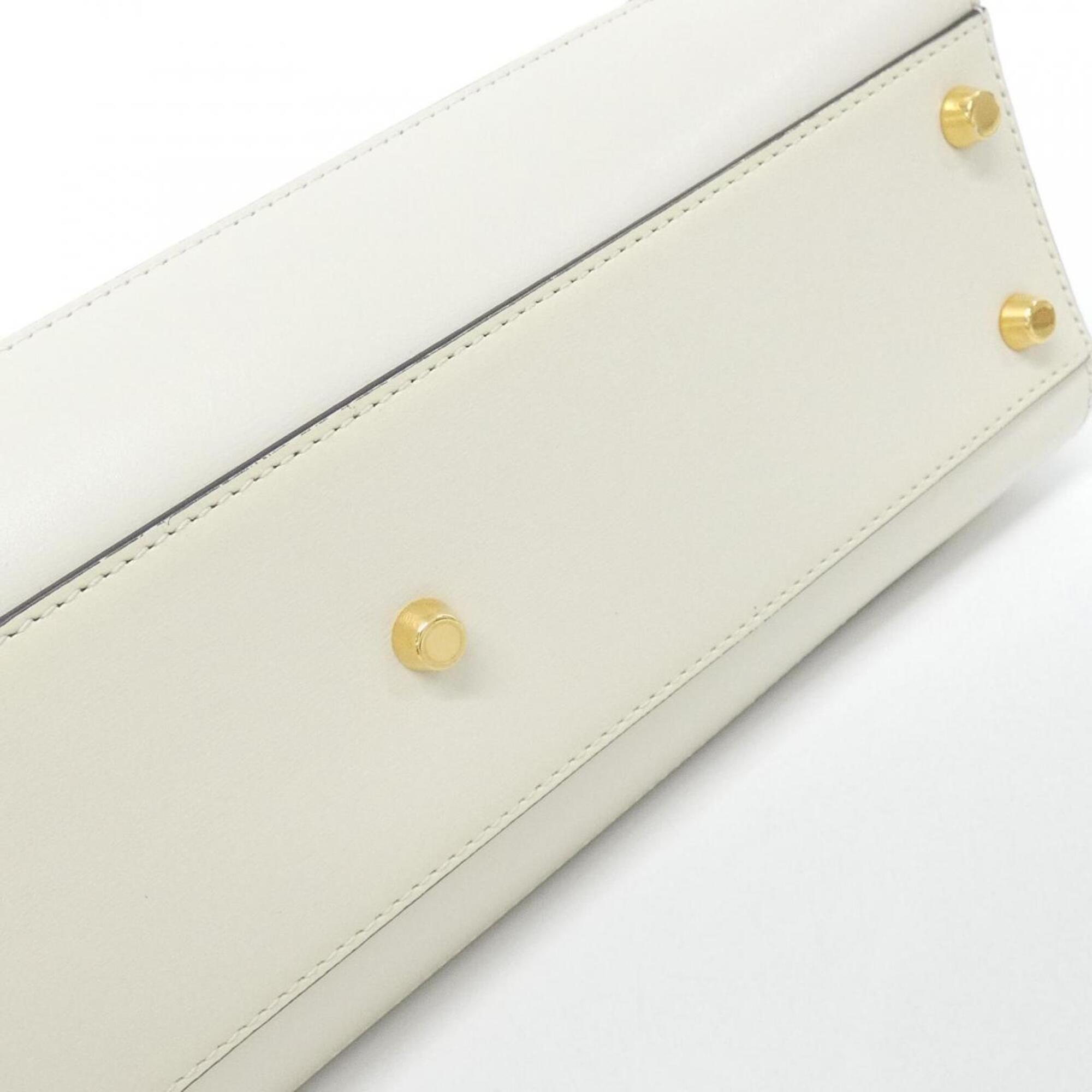 Gucci Off-White White Leather Handbag (Pre-Owned)