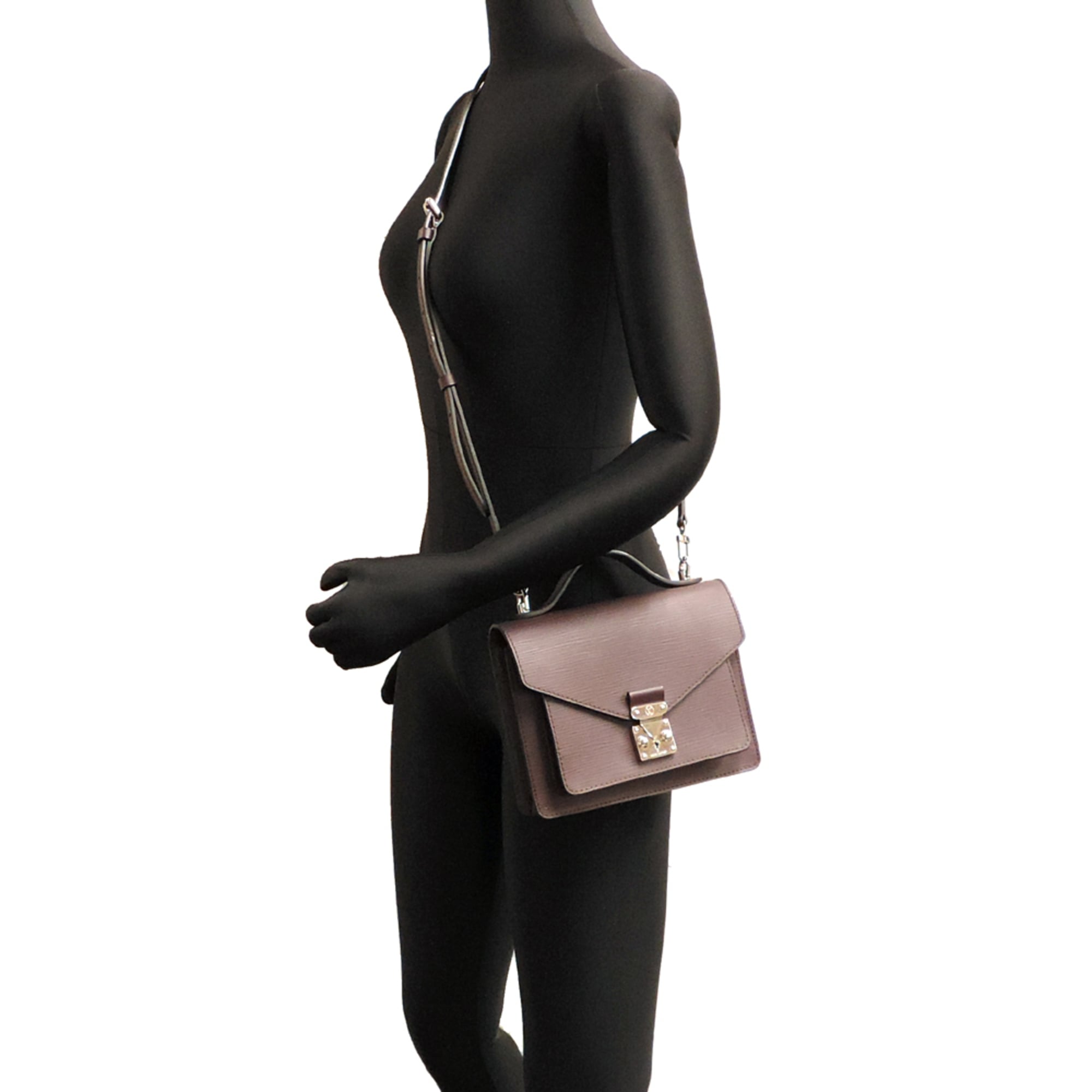 Louis Vuitton Purple Quetsche Epi Leather Handbag (Pre-Owned)