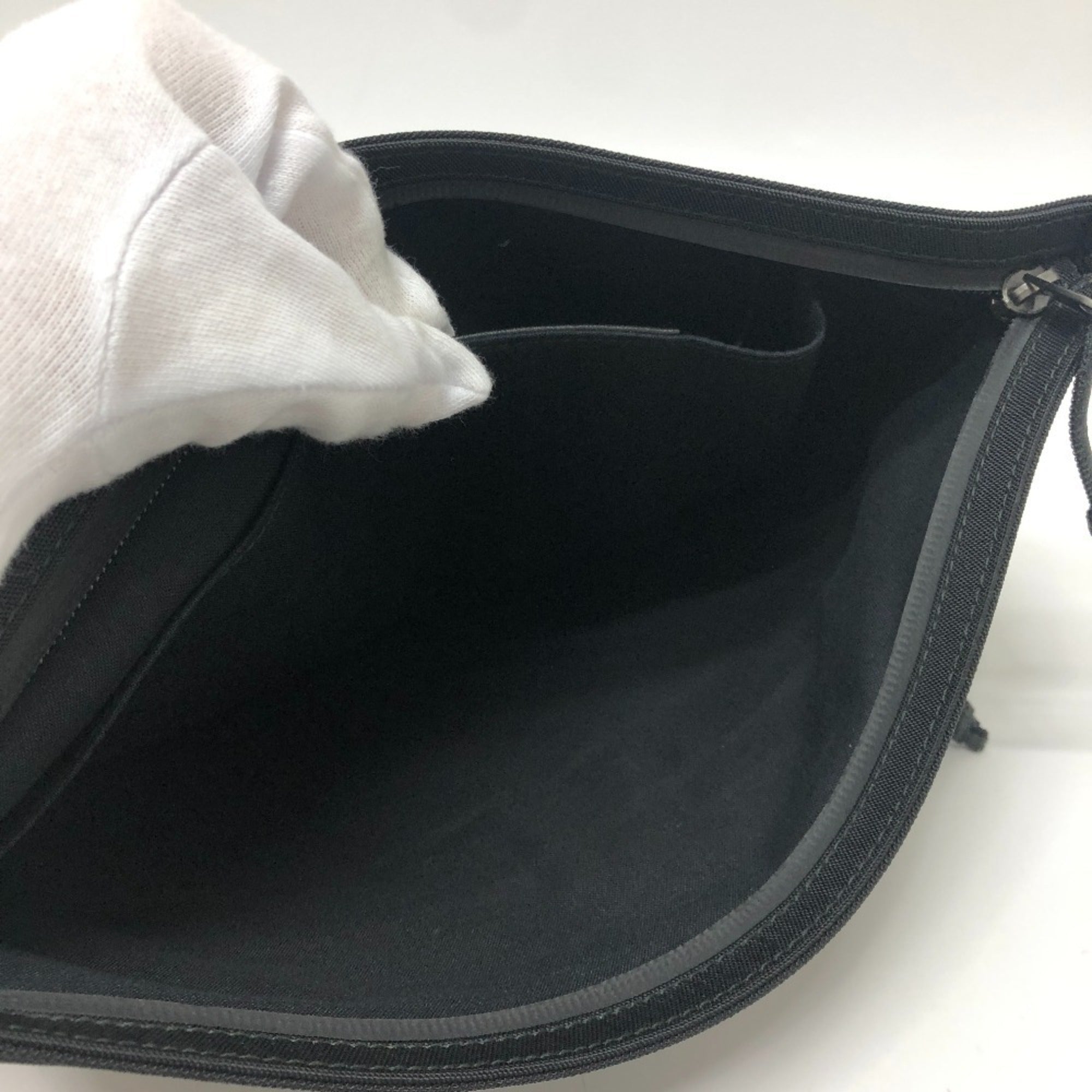 Balenciaga Black Nylon Clutch Bag Pouch (Pre-Owned)