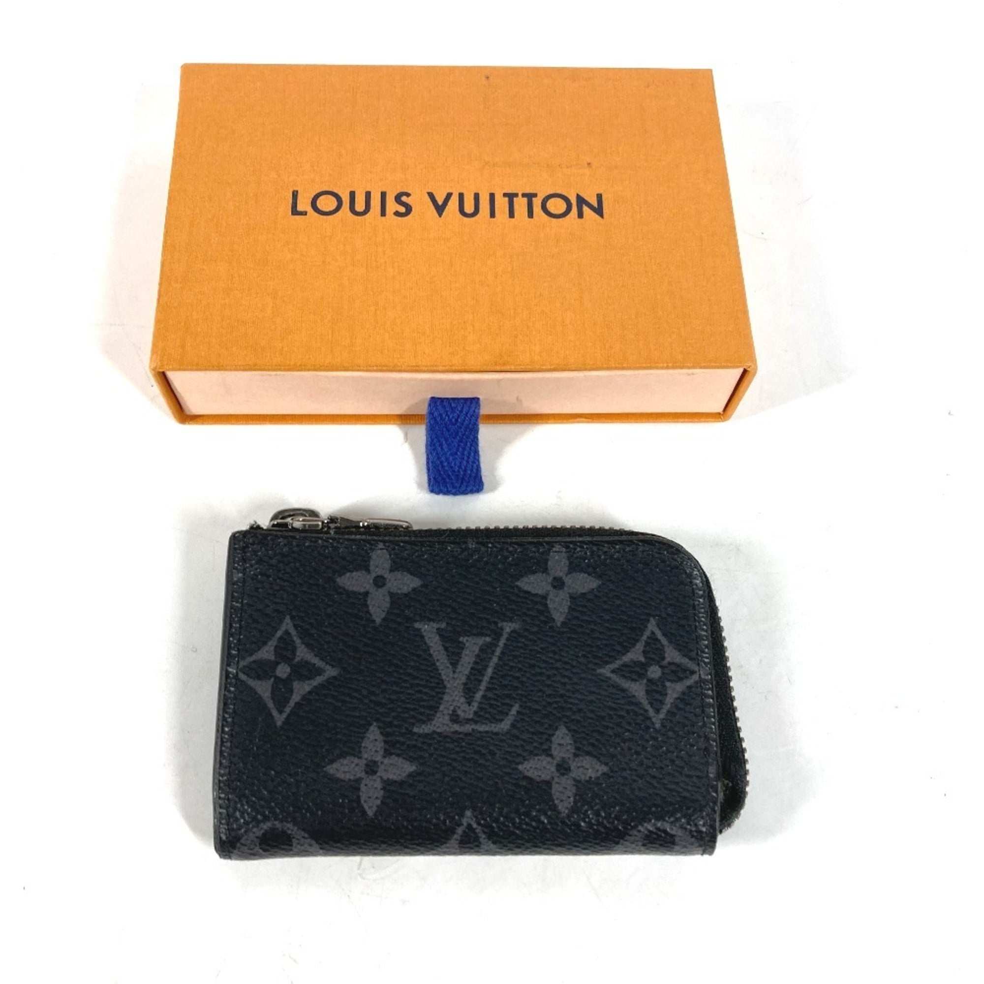 Louis Vuitton Monogram Eclipse Black Monogram Eclipse Coin Purse/Coin Case (Pre-Owned)