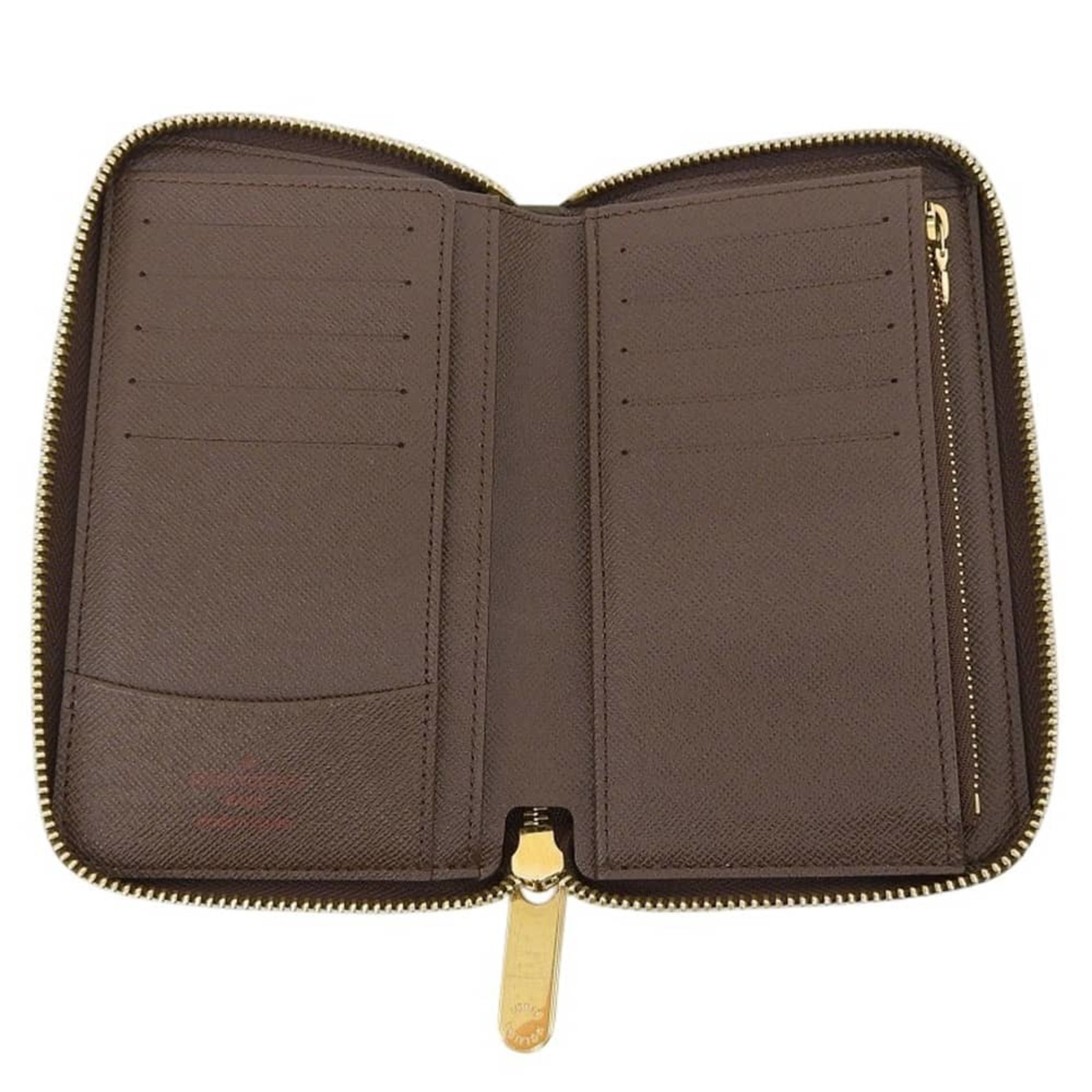 Louis Vuitton Damier Canvas Ebene Pvc Middle Wallet (Bi-Fold) (Pre-Owned)