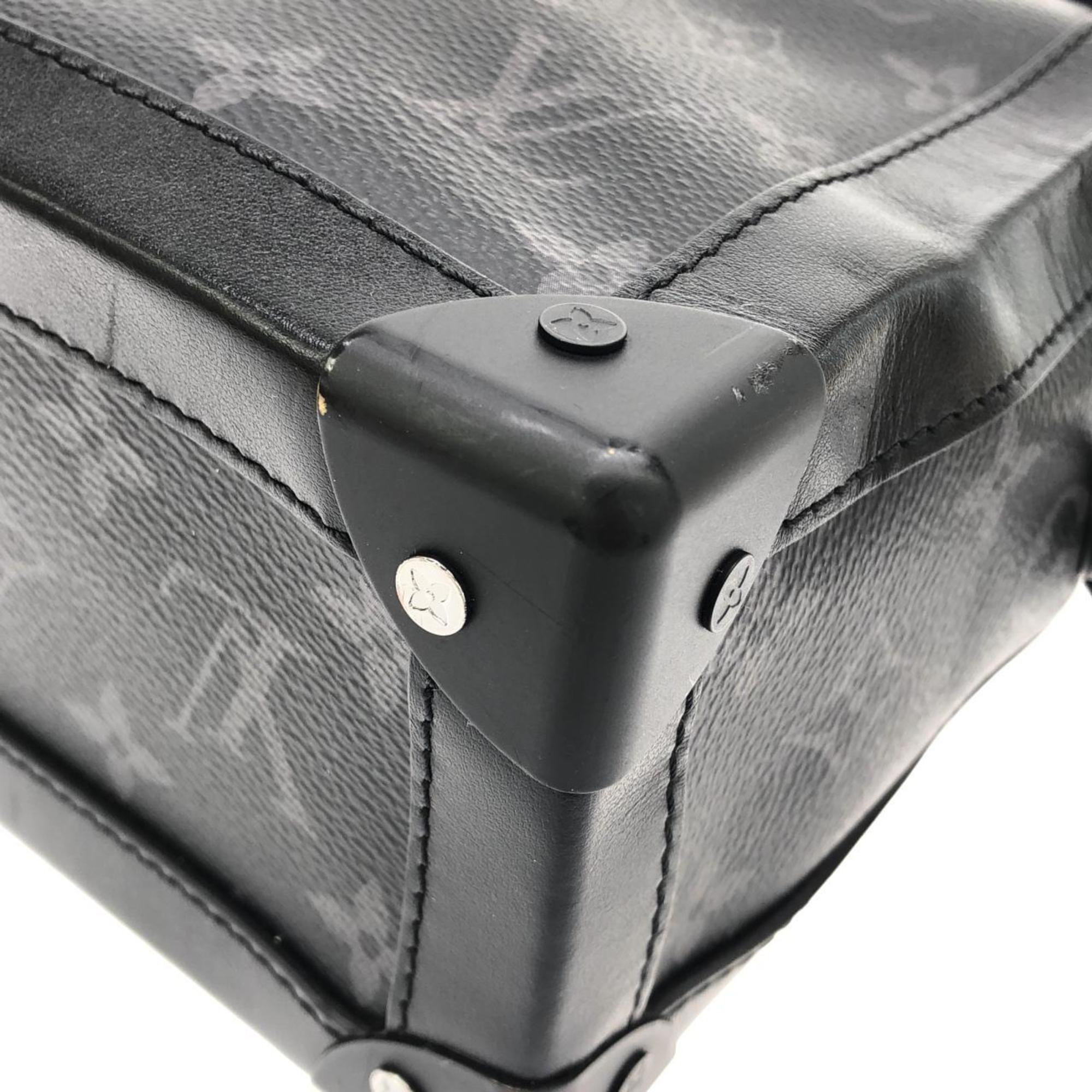 Louis Vuitton Black Coated Canvas Shoulder Bag (Pre-Owned)