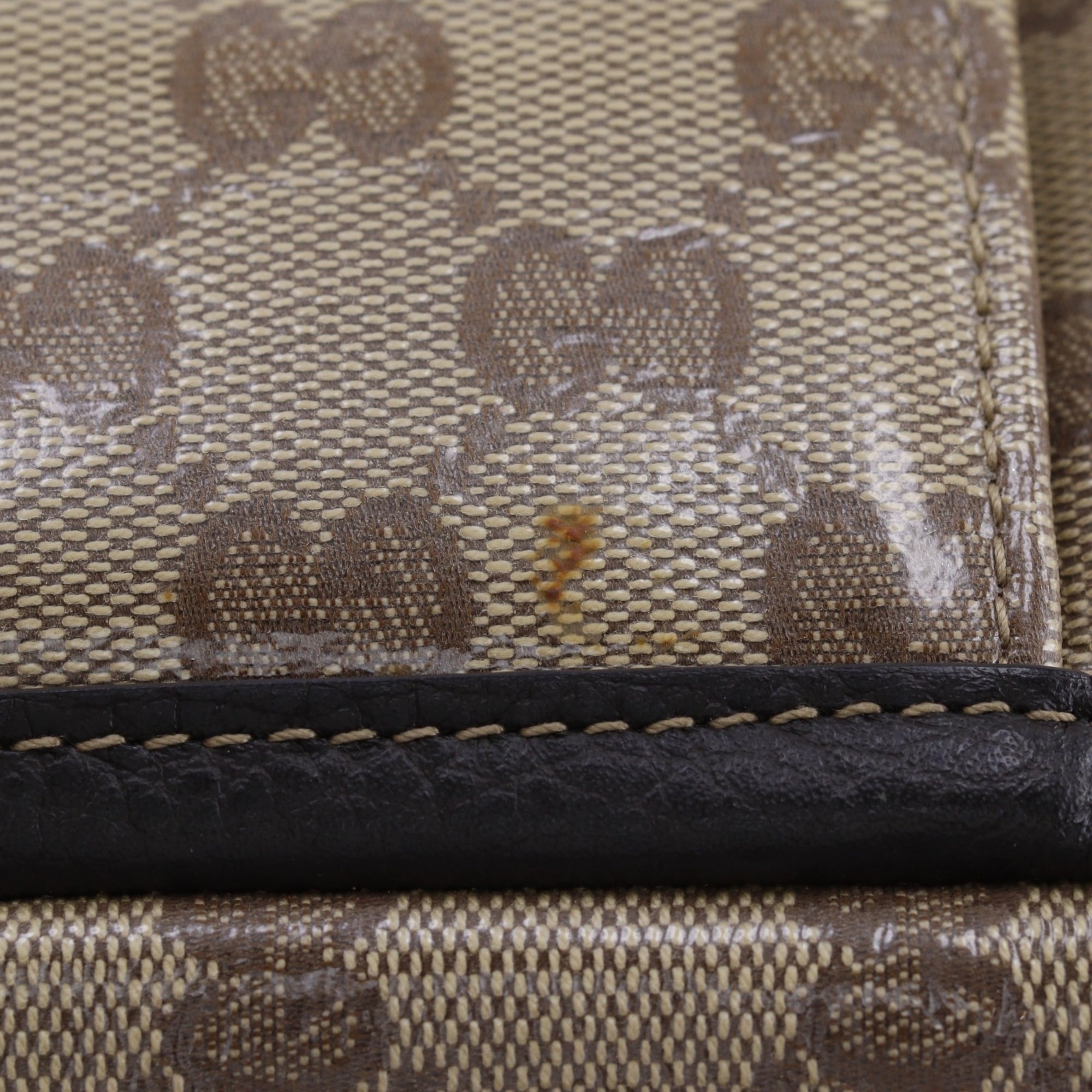 Gucci Brown Gg Crystal Tote Bag (Pre-Owned)
