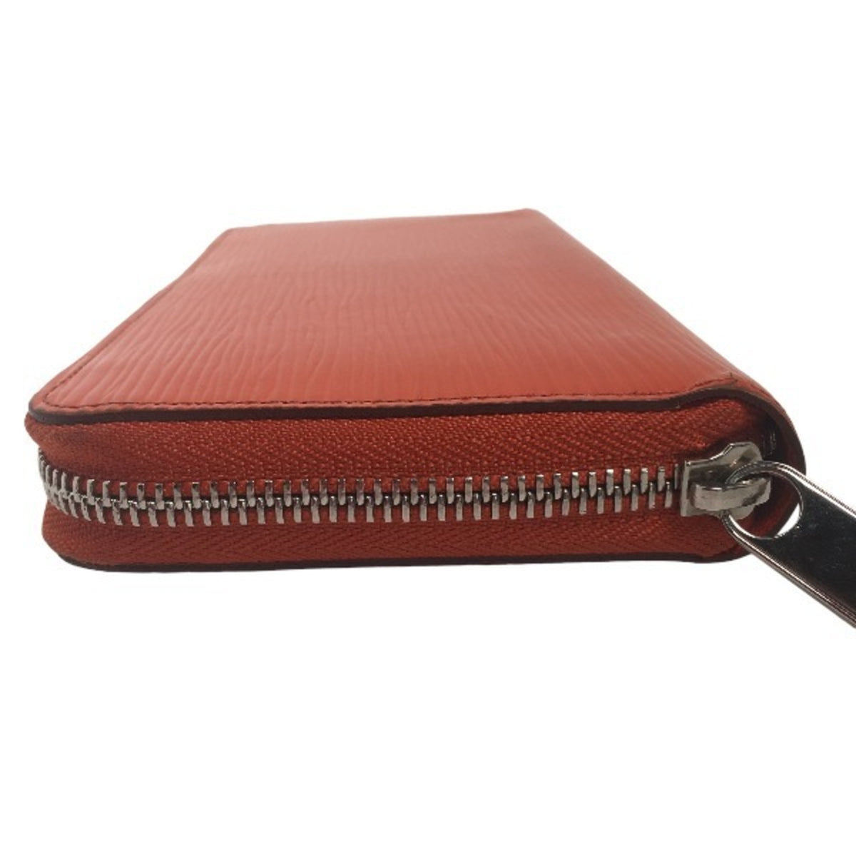 Louis Vuitton Epi Orange Epi Leather Long Wallet (Bi-Fold) (Pre-Owned)