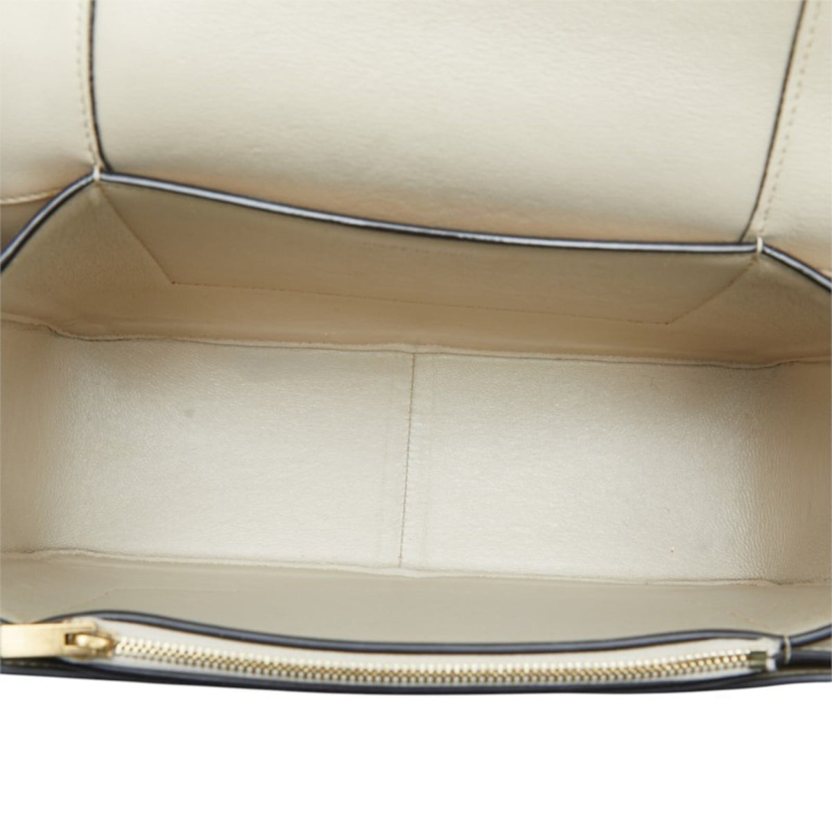 Celine Blue Grayish Leather Shoulder Bag (Pre-Owned)