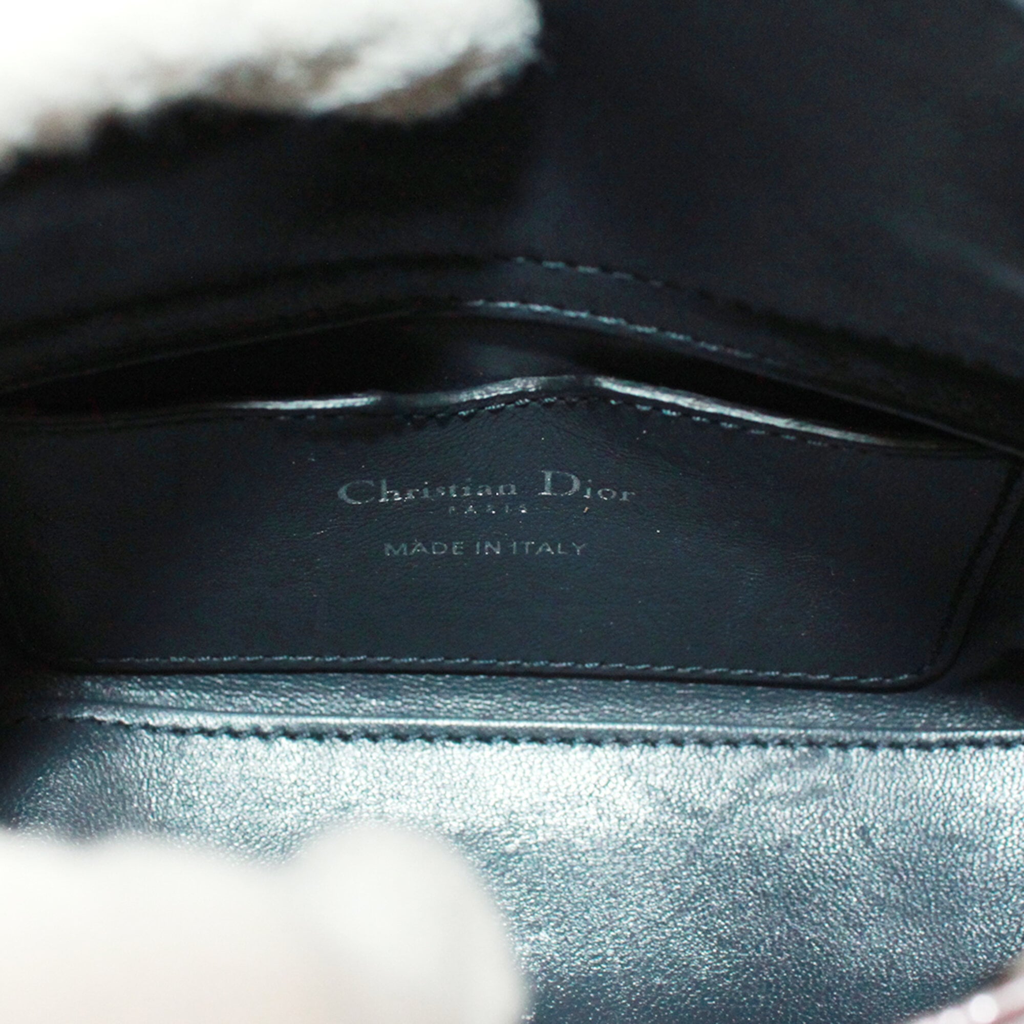 Christian Dior Metallic Pink Patent Leather Shoulder Bag (Pre-Owned)
