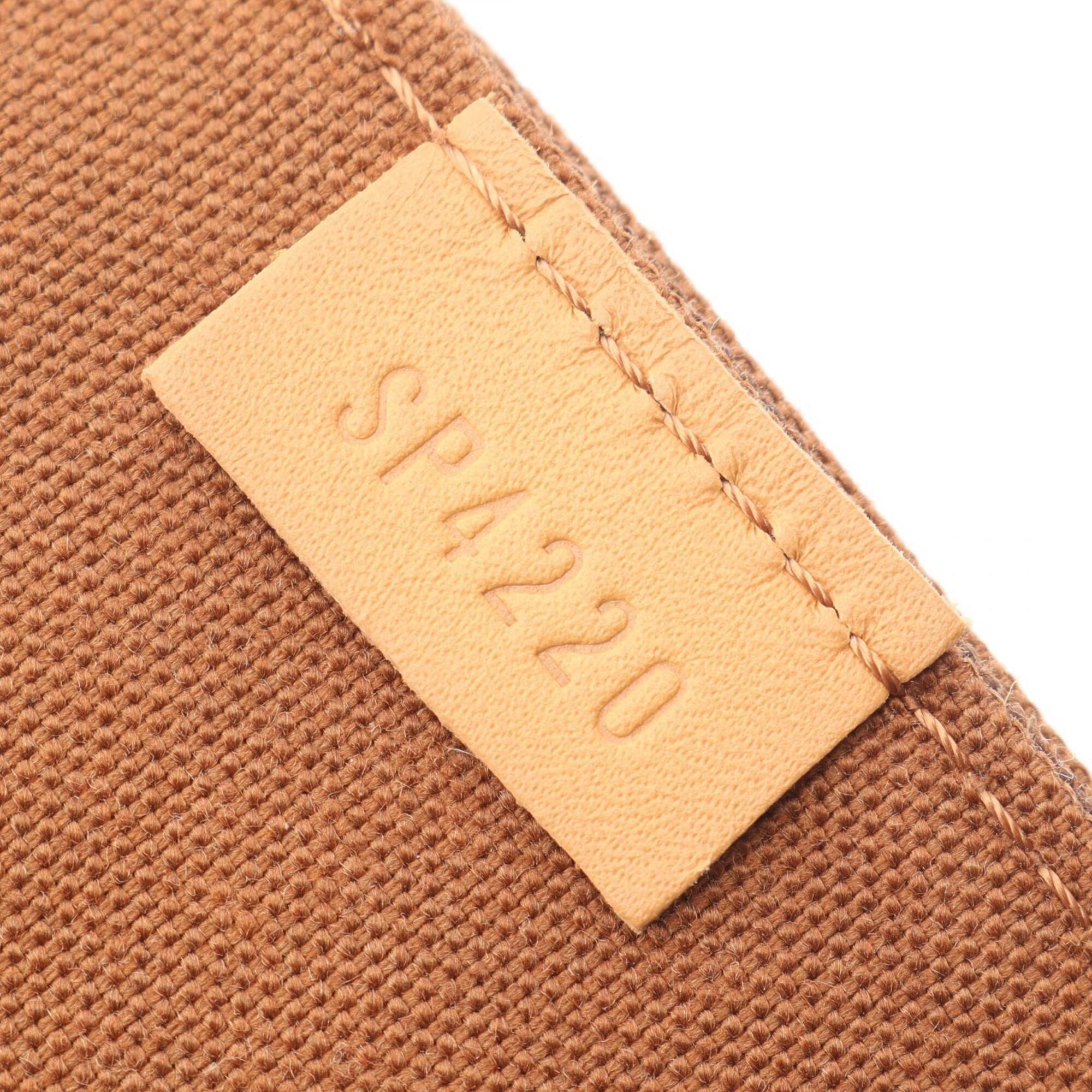 Louis Vuitton Brown Coated Canvas Leather Handbag (Pre-Owned)