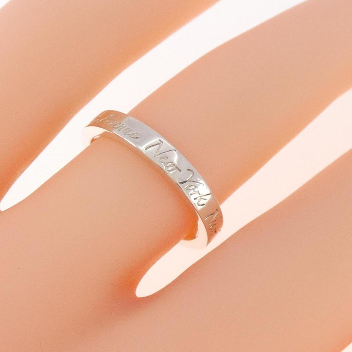 Tiffany Silver 925 Band Ring (Pre-Owned)