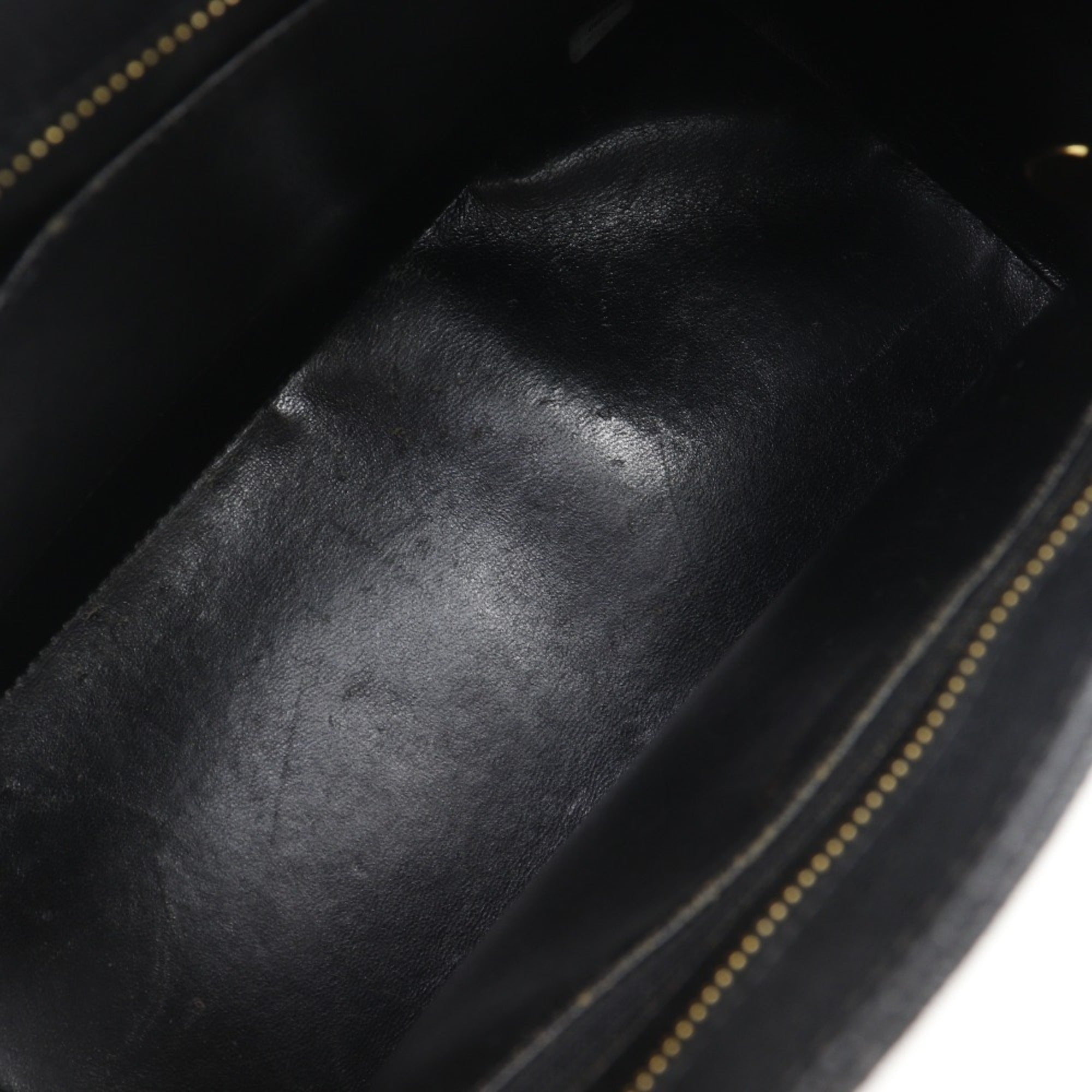 Chanel Black Grained Calfskin Tote Bag (Pre-Owned)