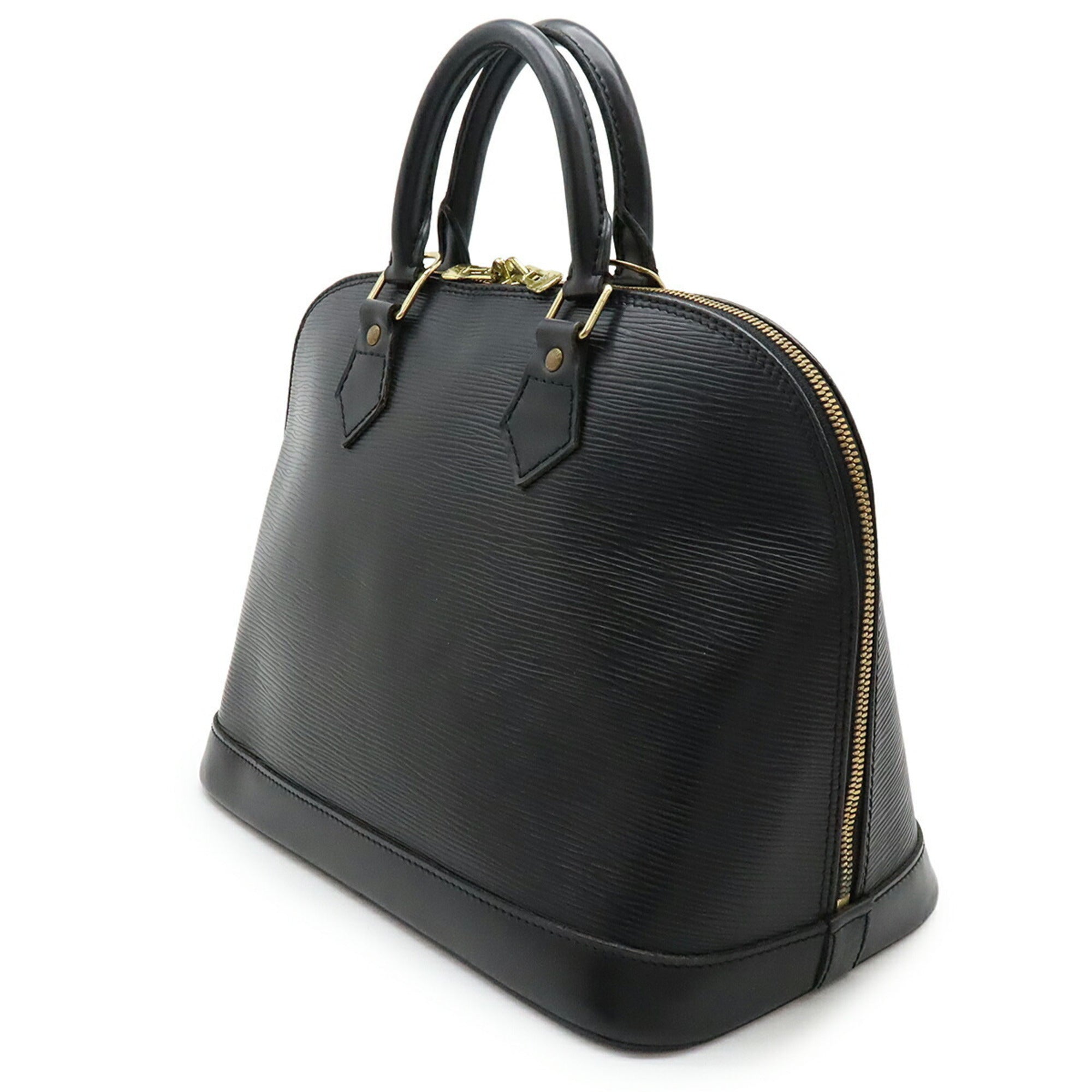 Louis Vuitton Epi Black Noir Epi Leather Handbag (Pre-Owned)