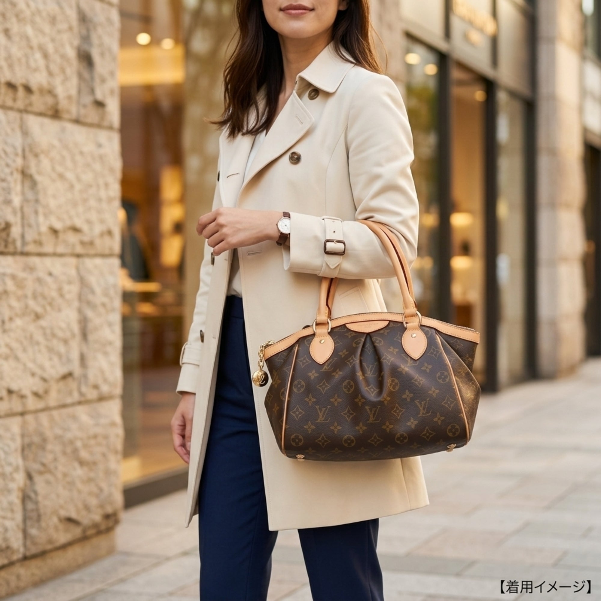 Louis Vuitton Monogram Brown Monogram Handbag (Pre-Owned)