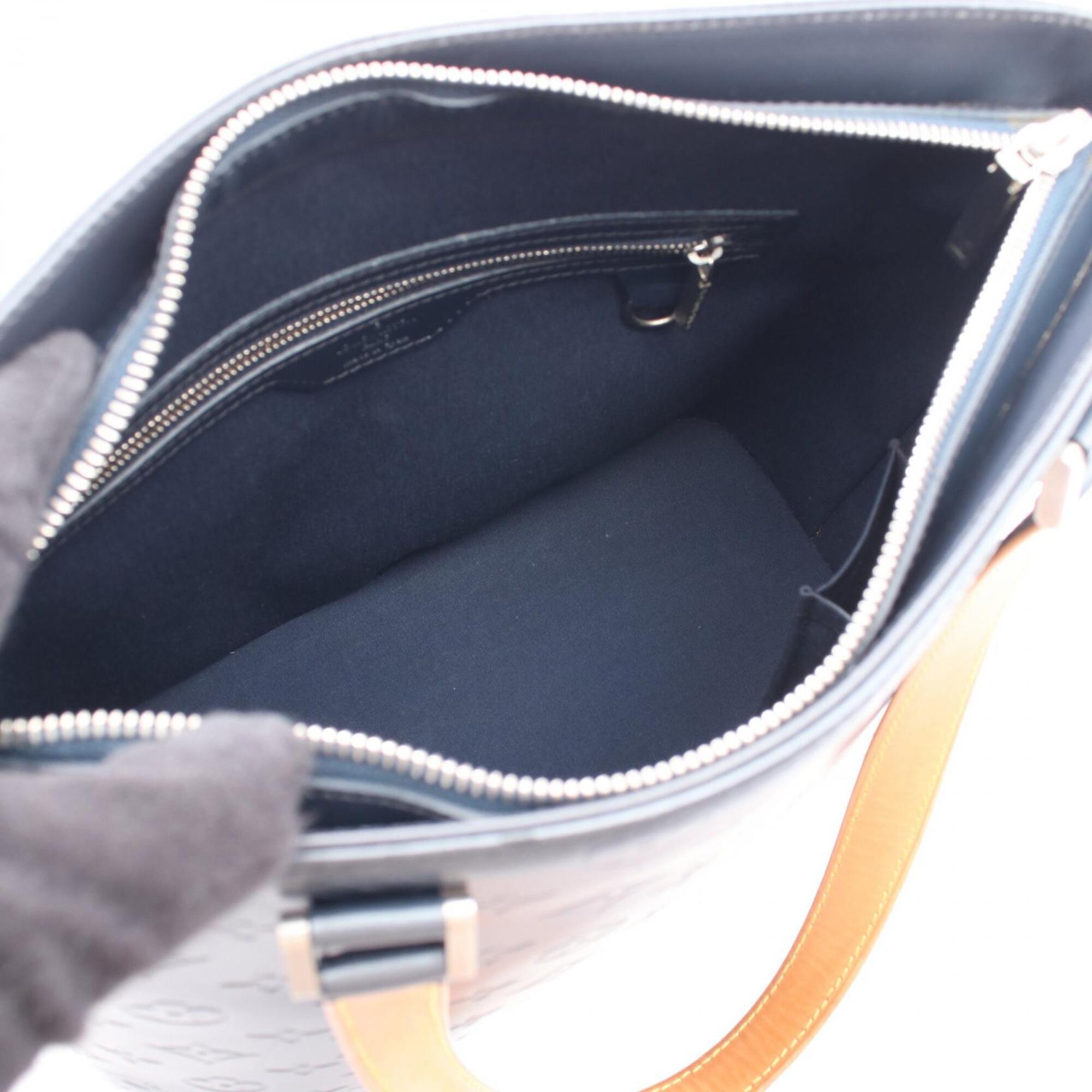Louis Vuitton Blue Navy Leather Handbag (Pre-Owned)