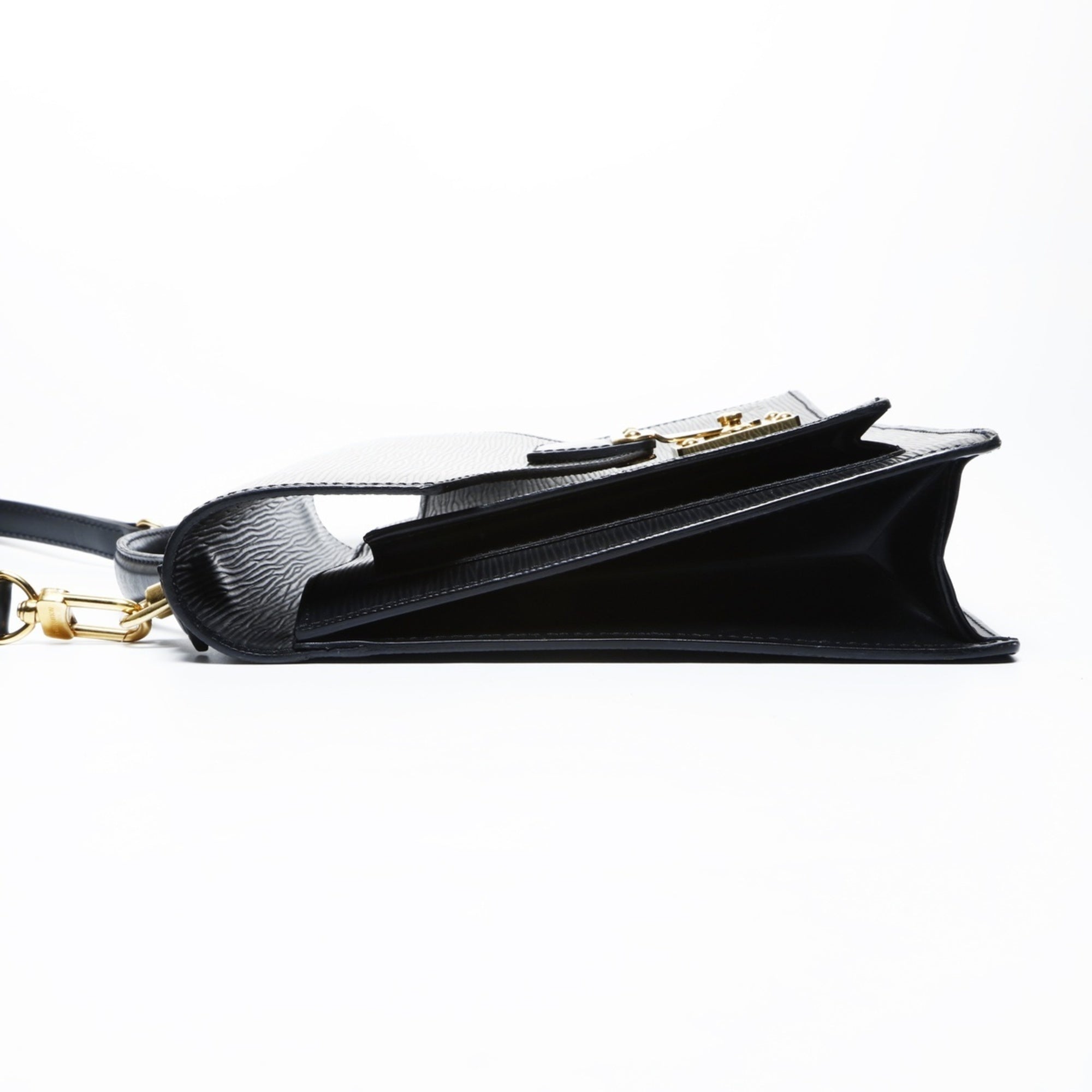 Louis Vuitton Epi Black Epi Leather Handbag (Pre-Owned)