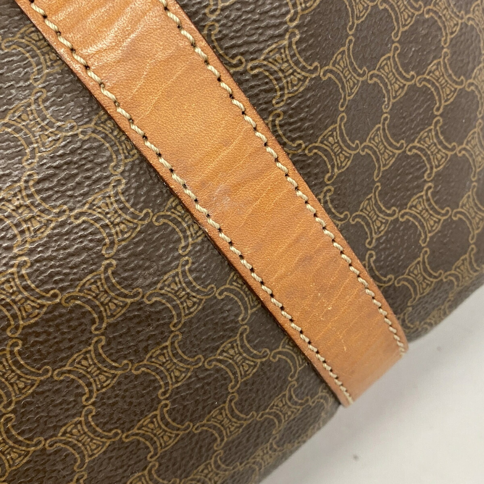 Celine Brown Pvc Tote Bag (Pre-Owned)