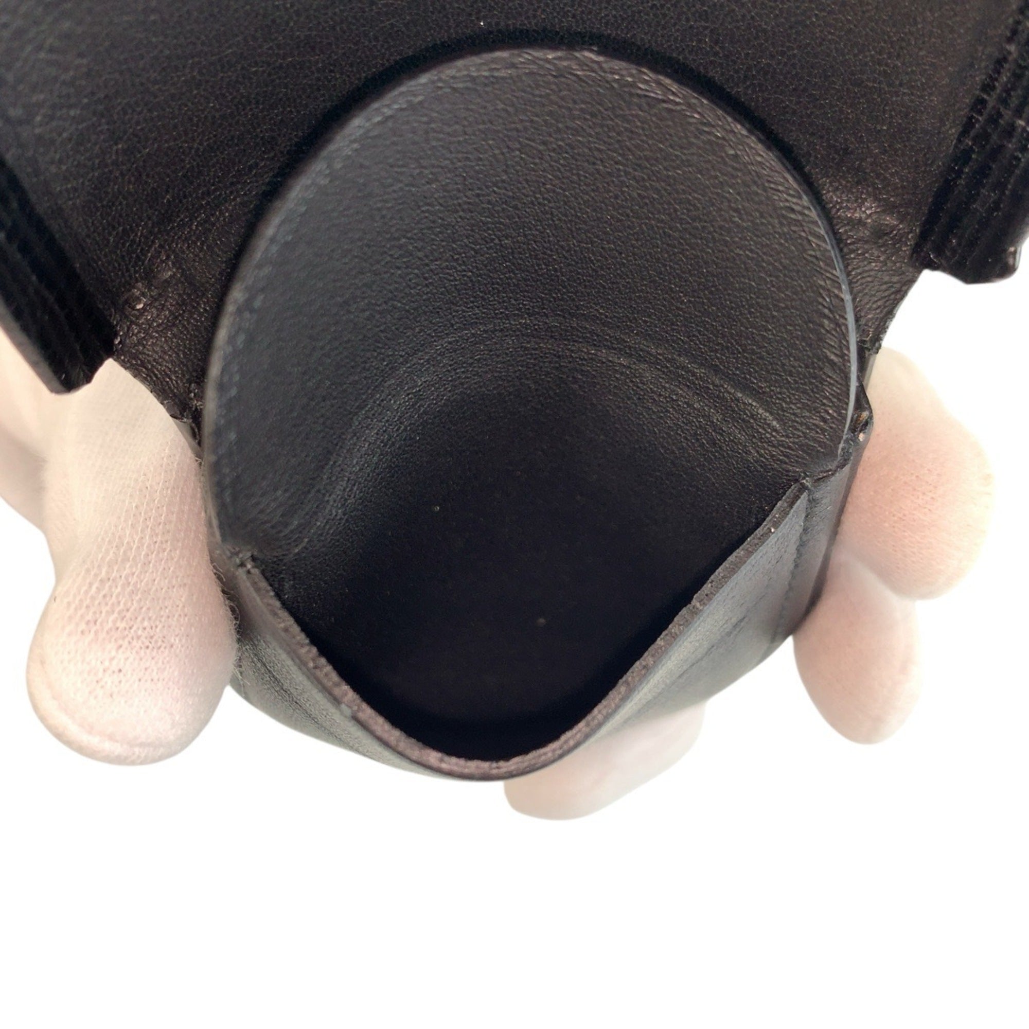 Loewe Black Leather Coin Purse/Coin Case (Pre-Owned)