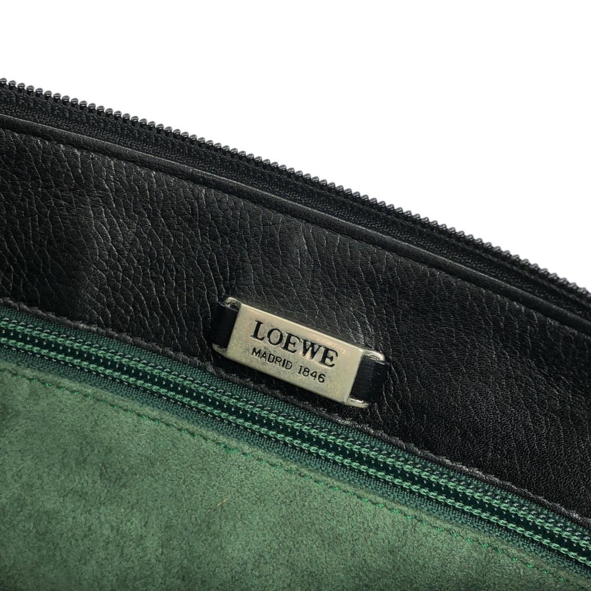 Loewe Black Leather Shoulder Bag (Pre-Owned)