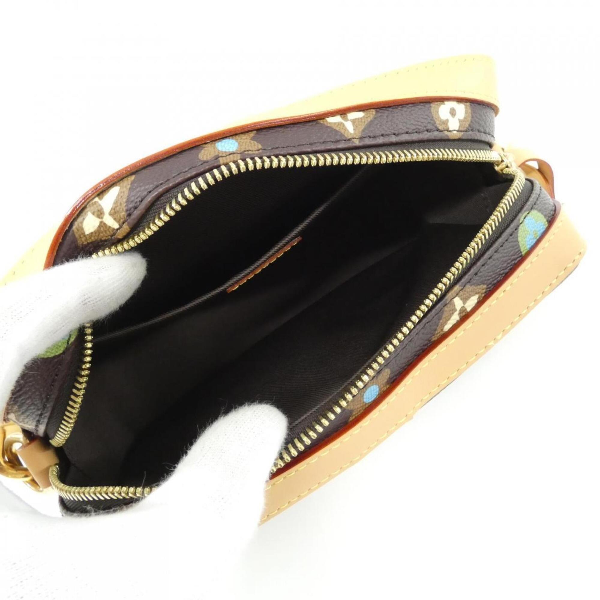 Louis Vuitton Brown Coated Canvas Shoulder Bag (Pre-Owned)