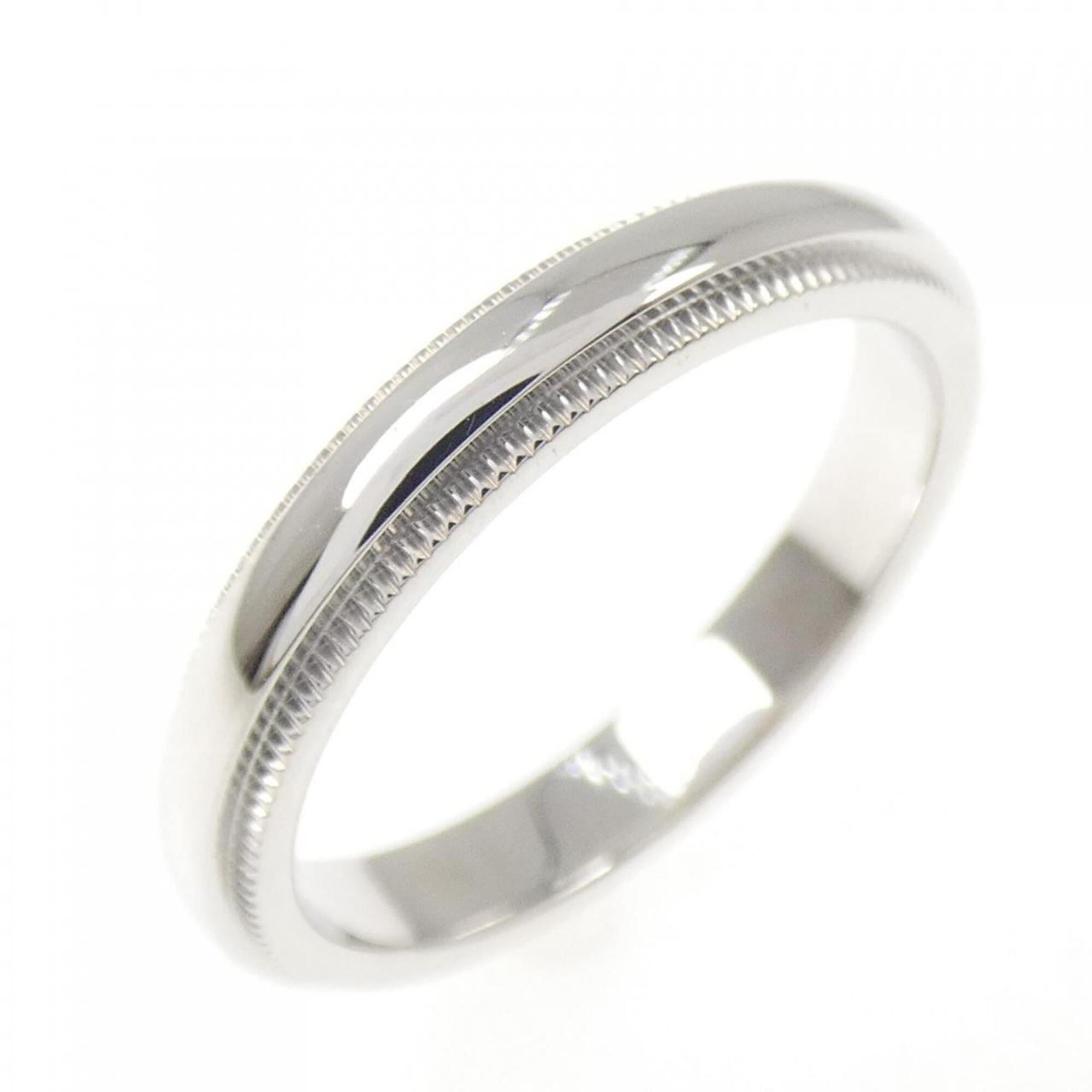 Tiffany Silver Platinum 950 Band Ring (Pre-Owned)