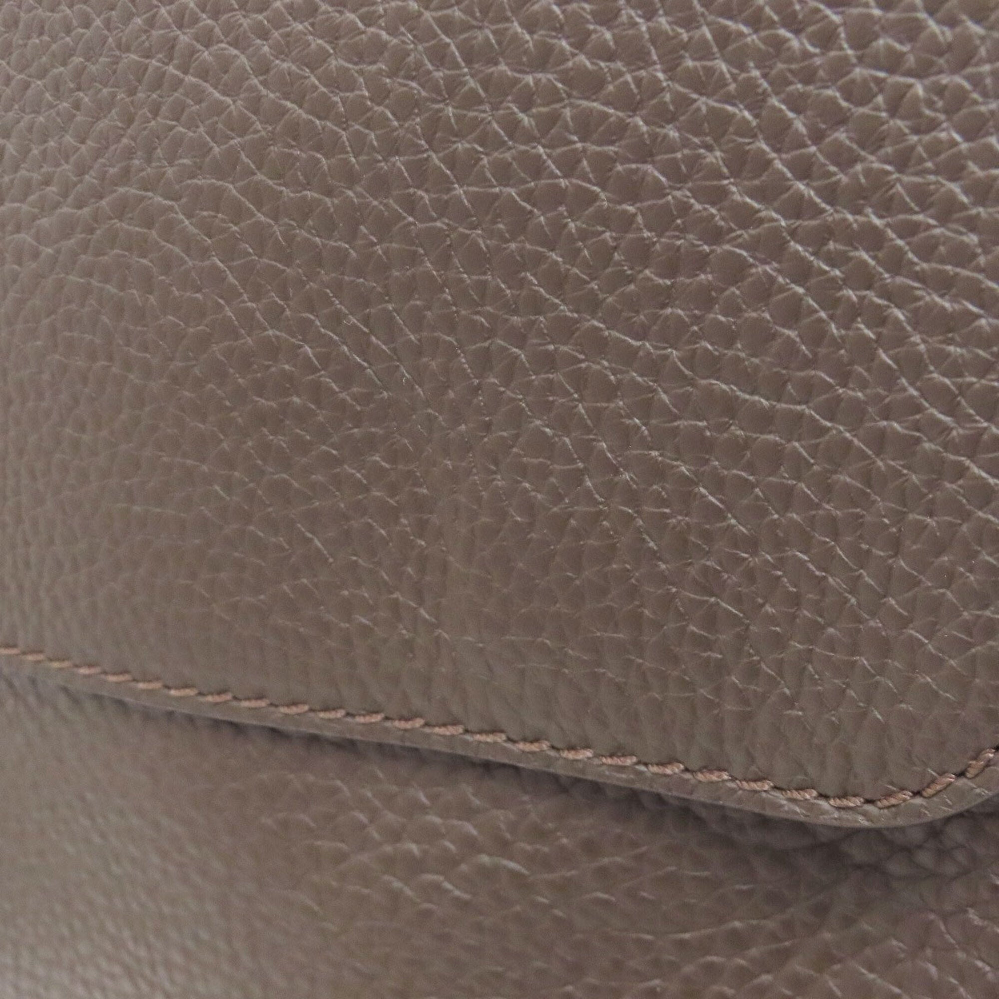 Dunhill Dark Brown Leather Shoulder Bag (Pre-Owned)