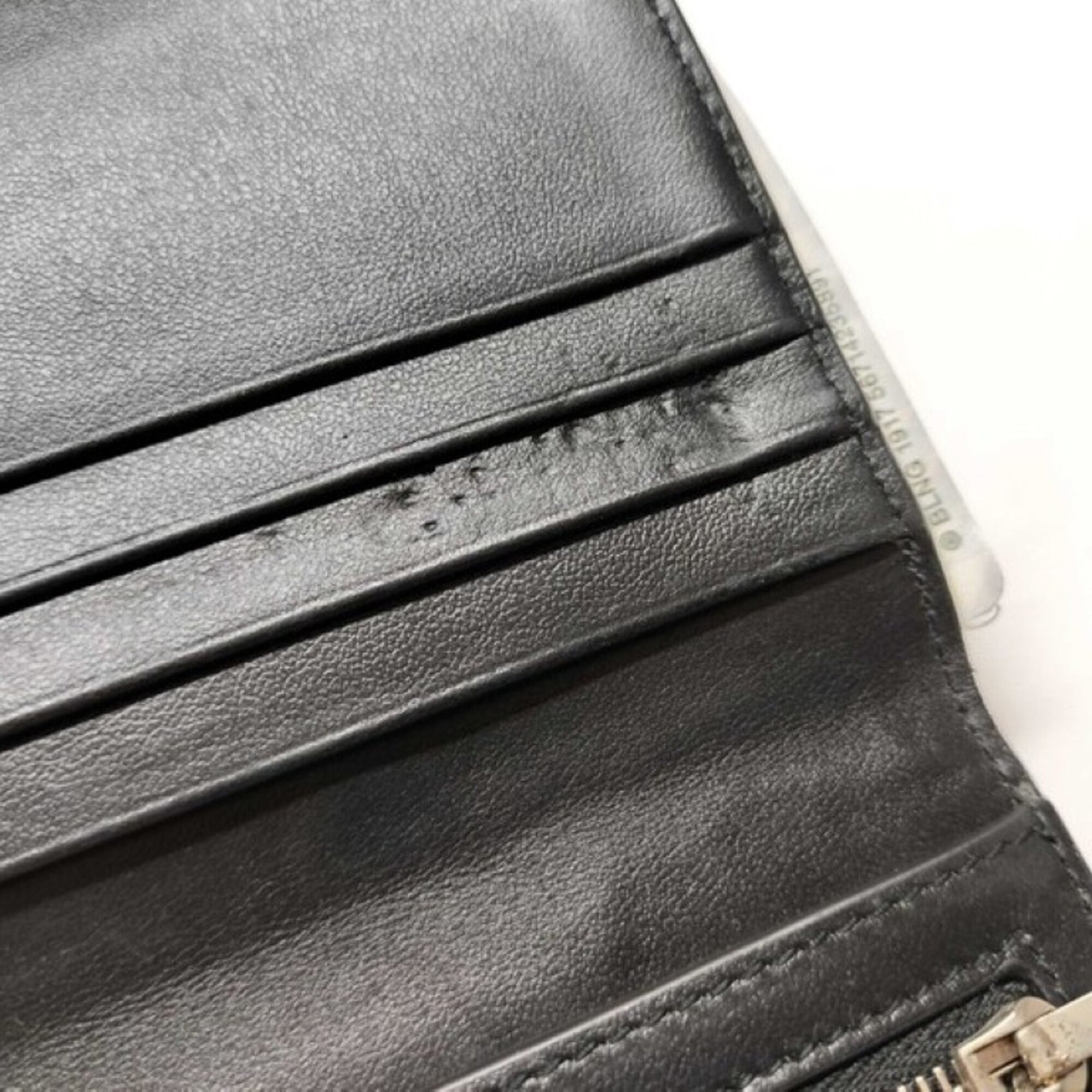 Balenciaga Black Leather Long Wallet (Bi-Fold) (Pre-Owned)
