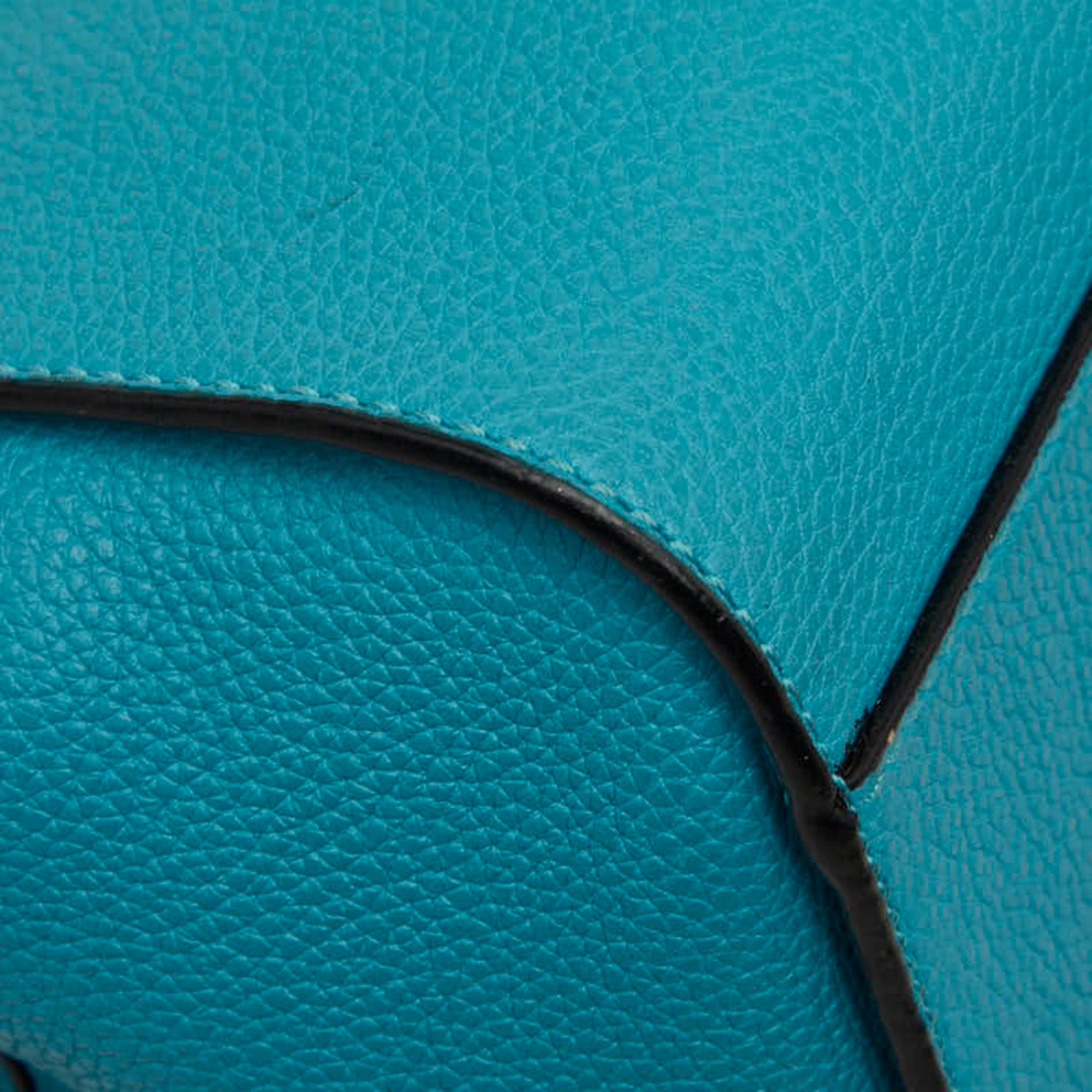 Loewe Hammock Blue Leather Handbag Shoulder Bag (Pre-Owned)