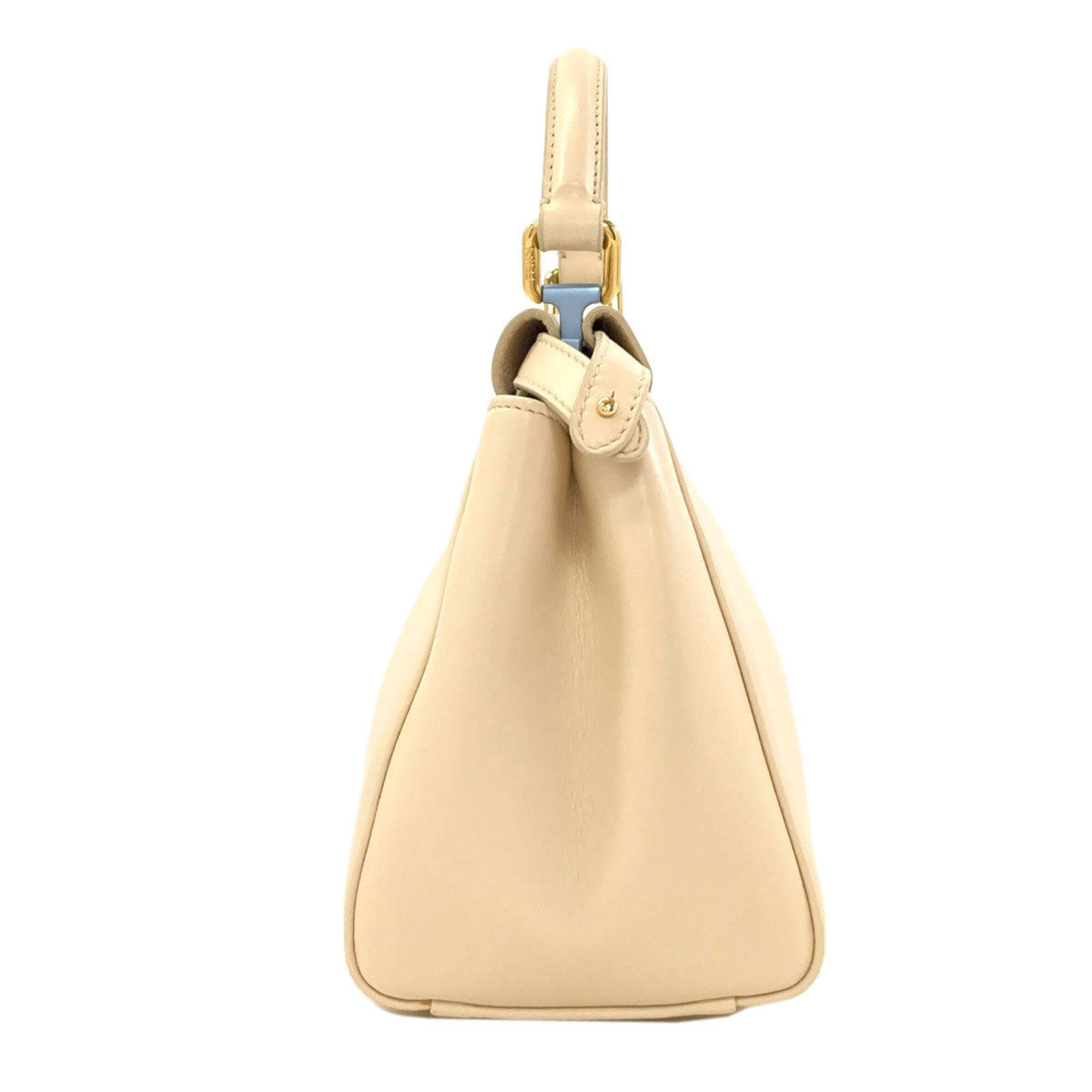 Fendi White Leather Handbag (Pre-Owned)