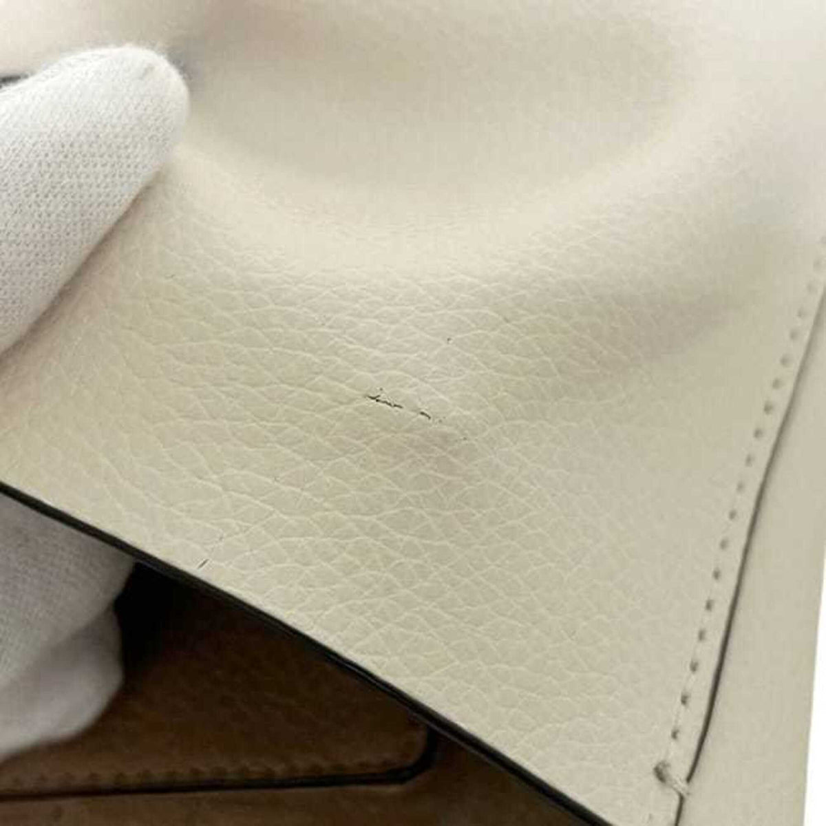 Coach Ivory Leather Tote Bag (Pre-Owned)