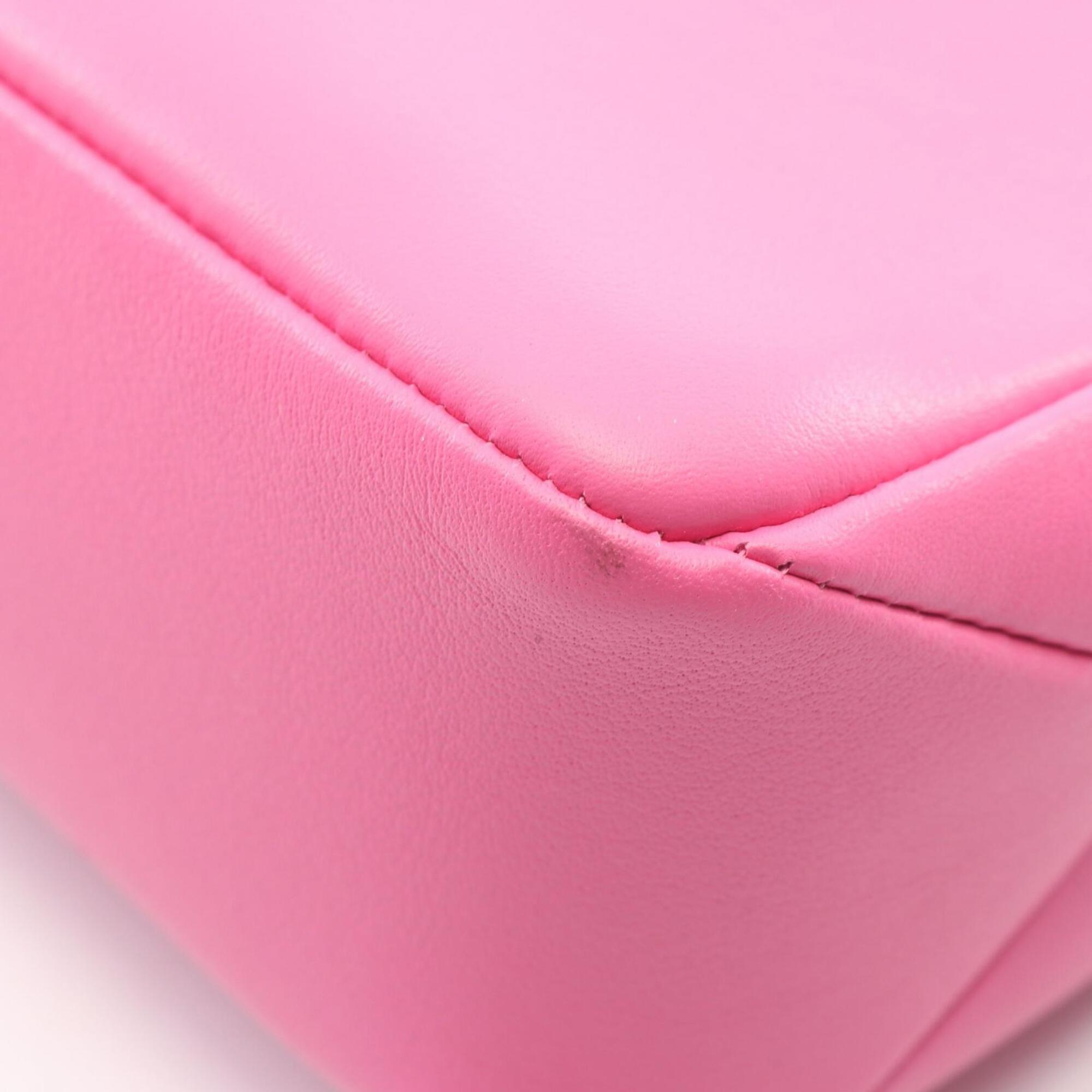 Bvlgari Pink Leather Handbag (Pre-Owned)