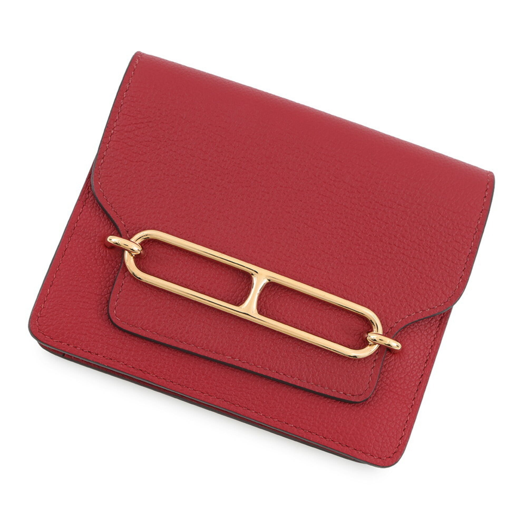 Hermes Rouge H Coin Purse/Coin Case (Pre-Owned)