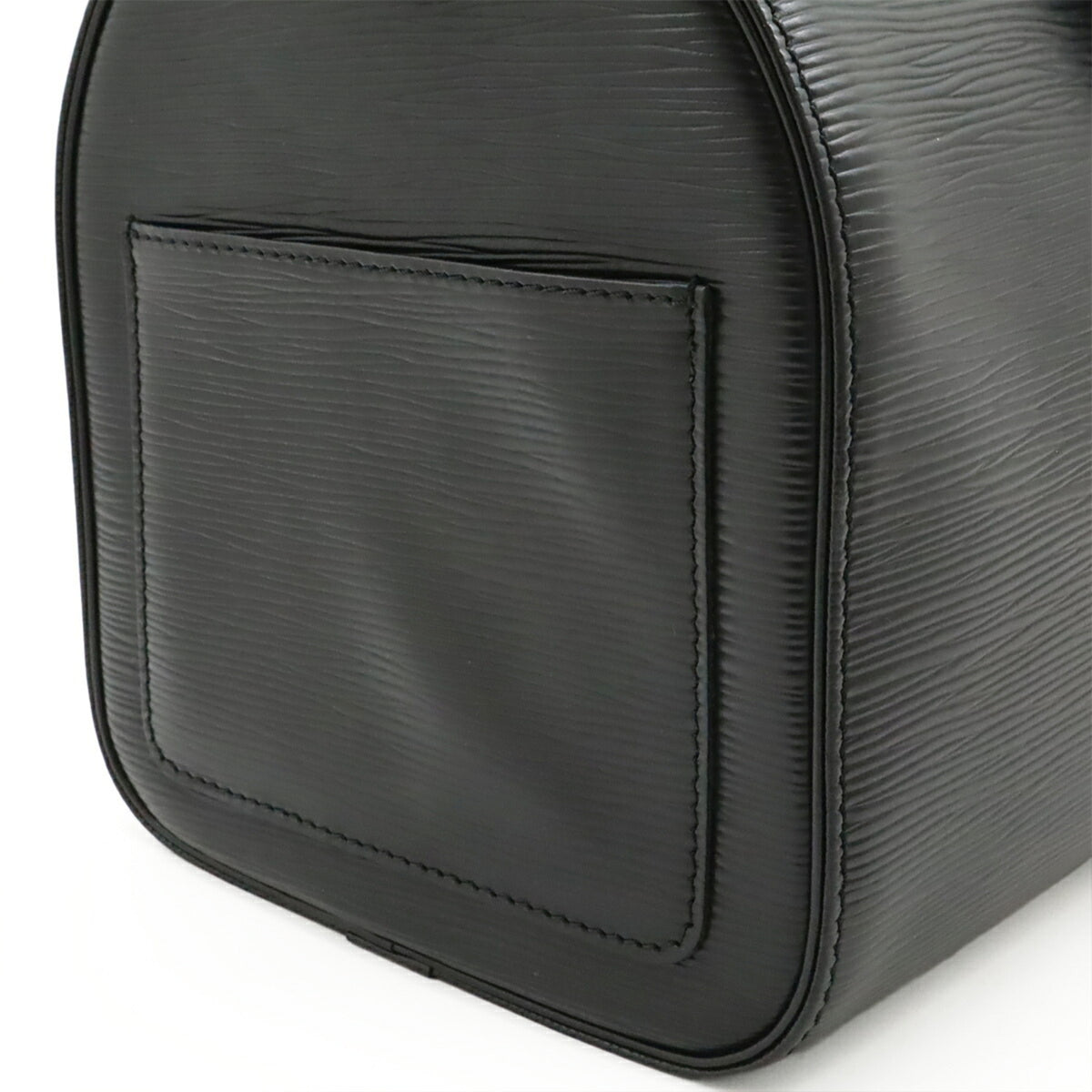 Louis Vuitton Black Noir Epi Leather Boston Bag Handbag (Pre-Owned)