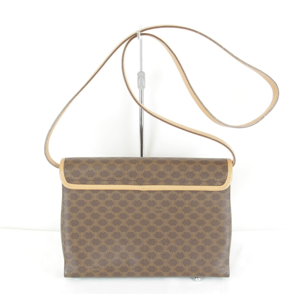 Celine Brown Pvc Leather Shoulder Bag (Pre-Owned)