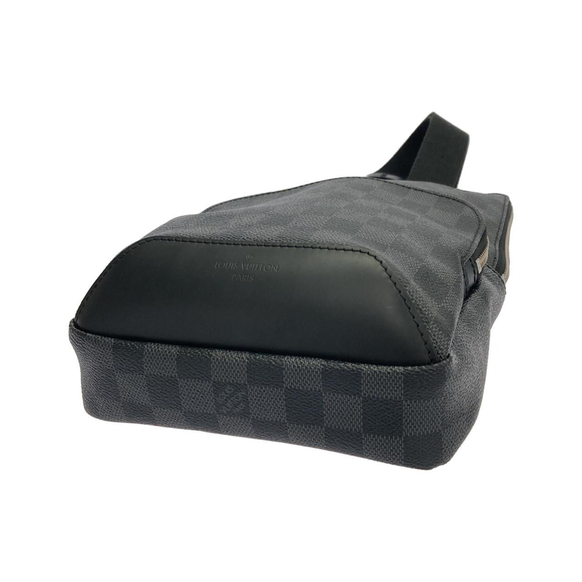 Louis Vuitton Graphite Coated Canvas Shoulder Bag (Pre-Owned)