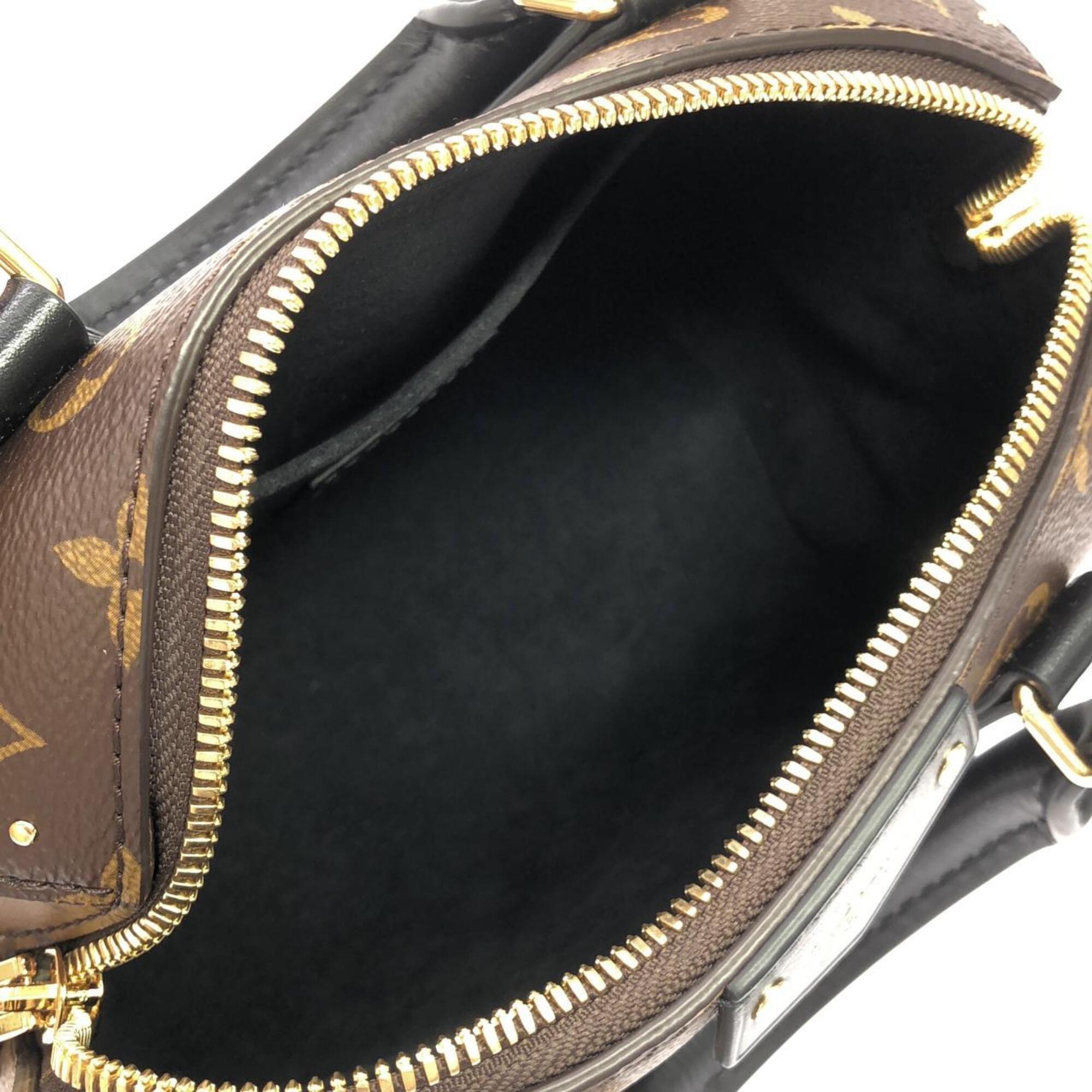 Louis Vuitton Marron Coated Canvas Boston Bag (Pre-Owned)