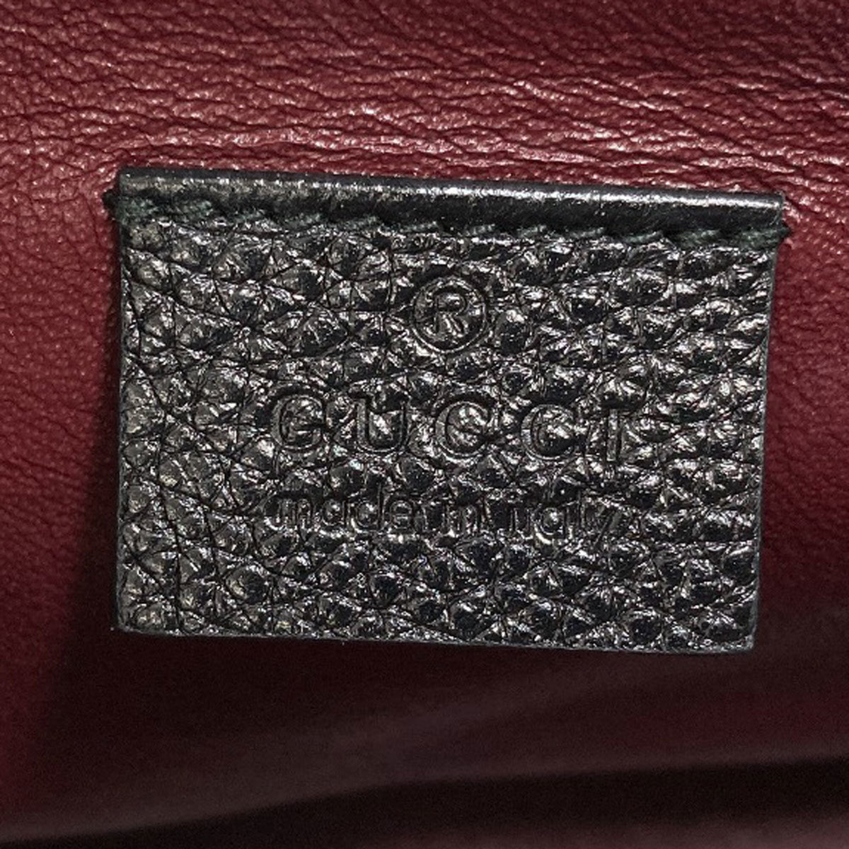 Gucci Black Leather Handbag (Pre-Owned)
