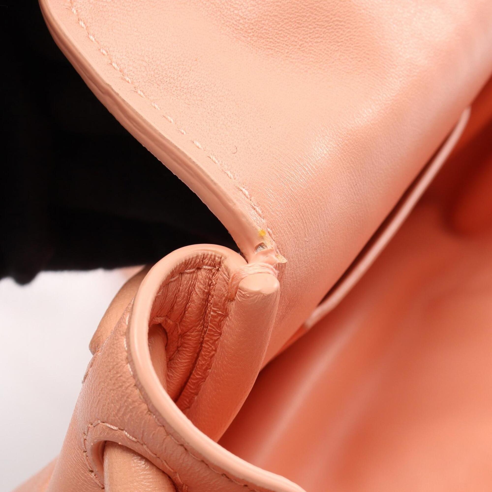 Bottega Veneta Pink Leather Shoulder Bag (Pre-Owned)