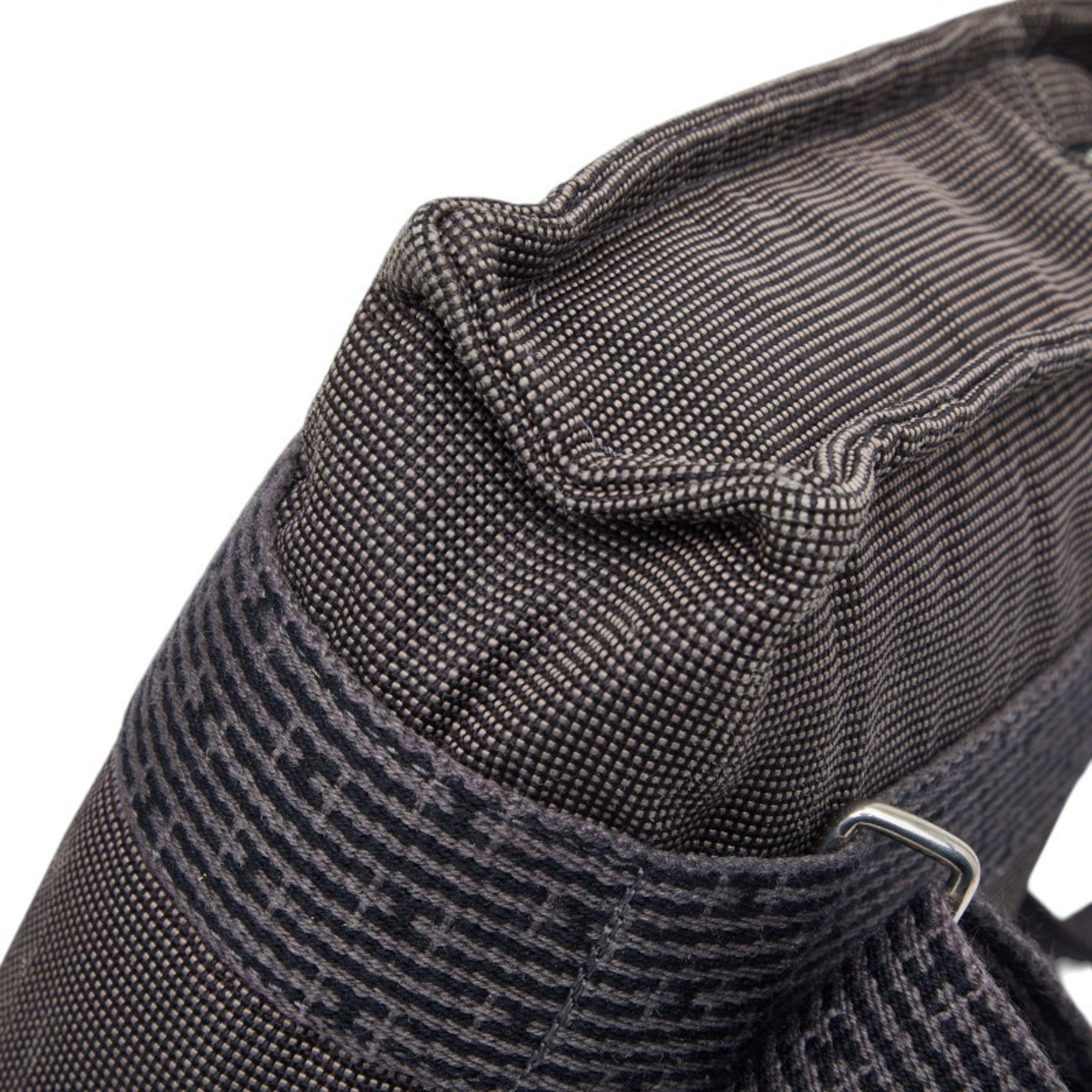 Hermes Black Canvas Backpack (Pre-Owned)