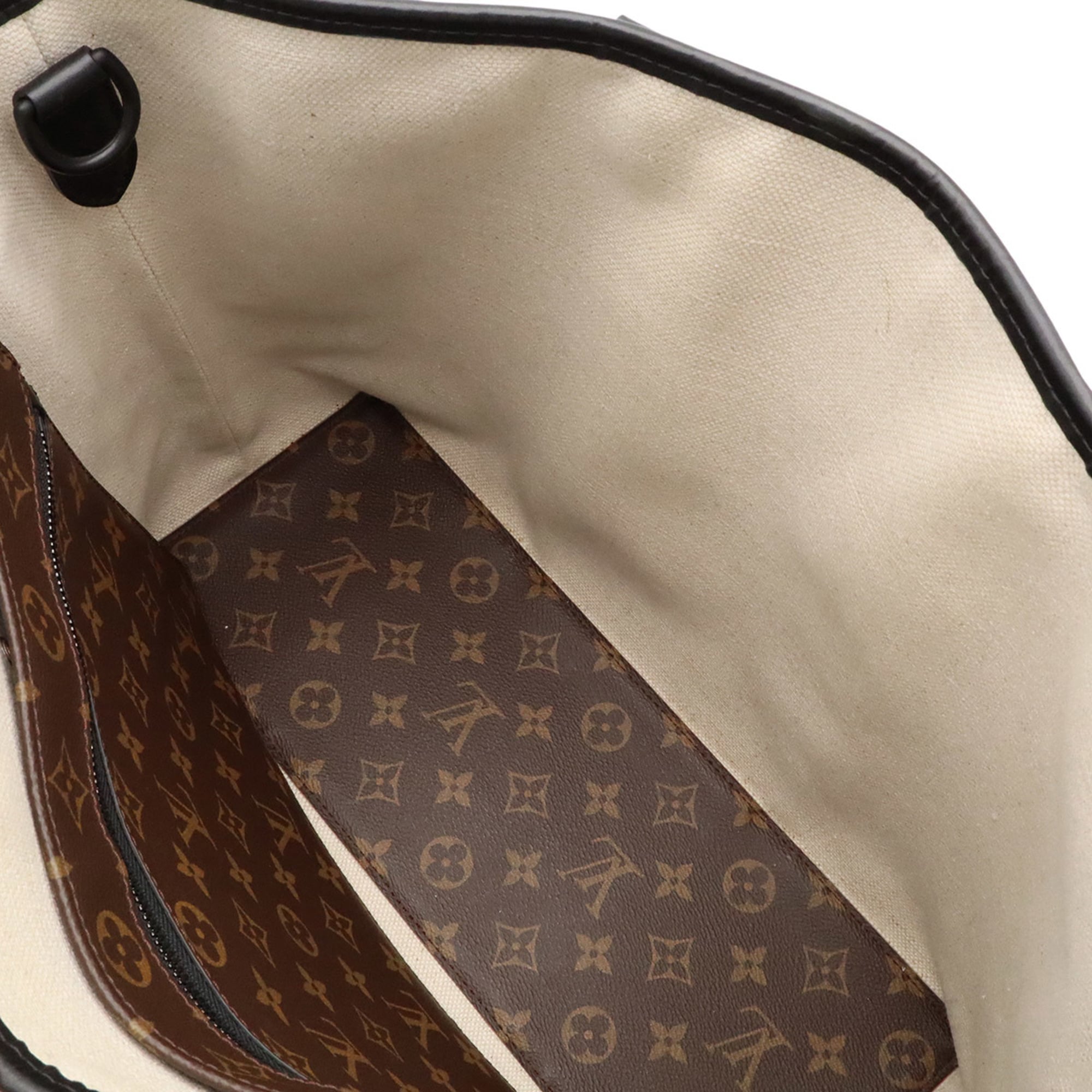 Louis Vuitton Brown Monogram Macassar Monogram Pouch Shoulder Bag Tote Bag (Pre-Owned)