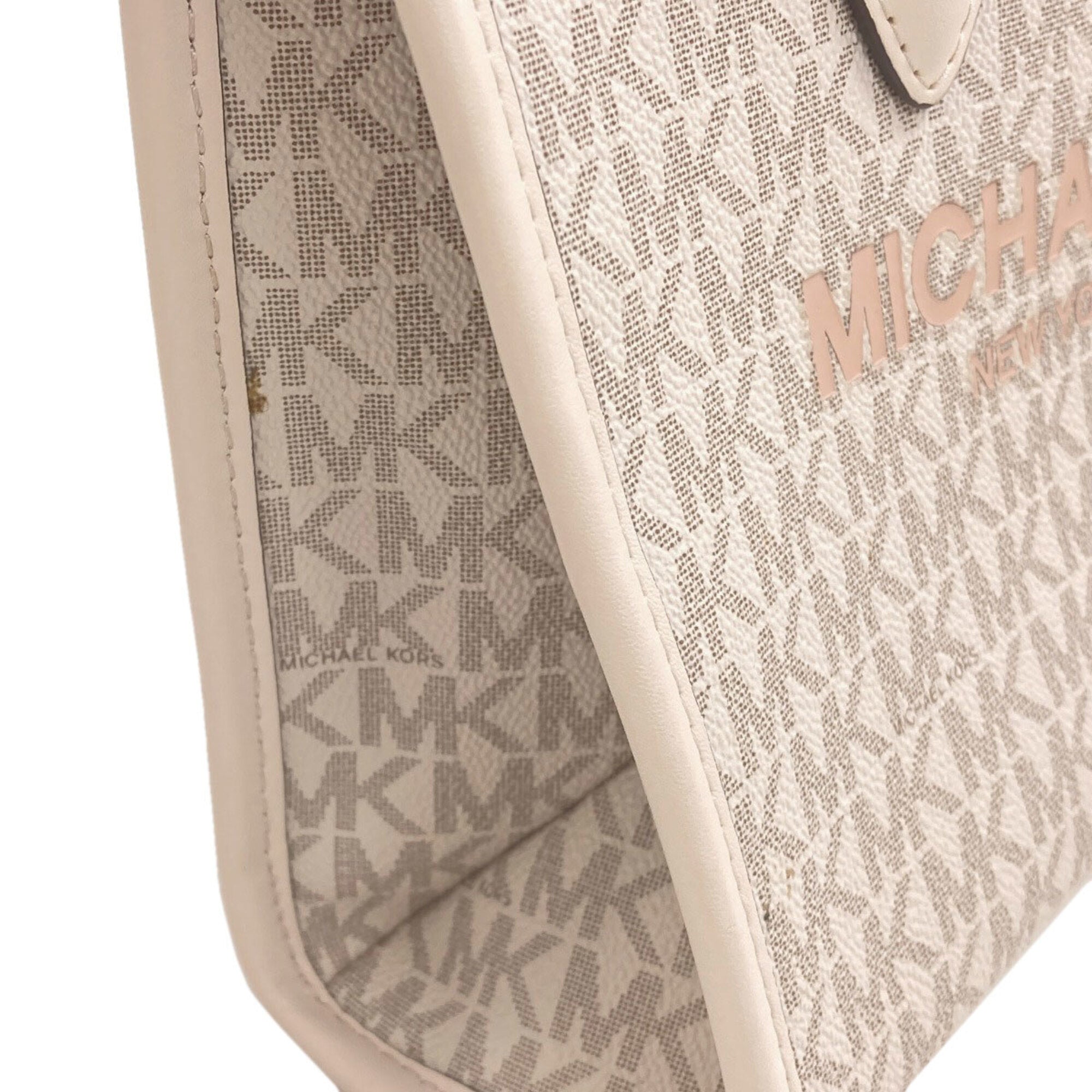 Michael Kors White Pvc Handbag (Pre-Owned)