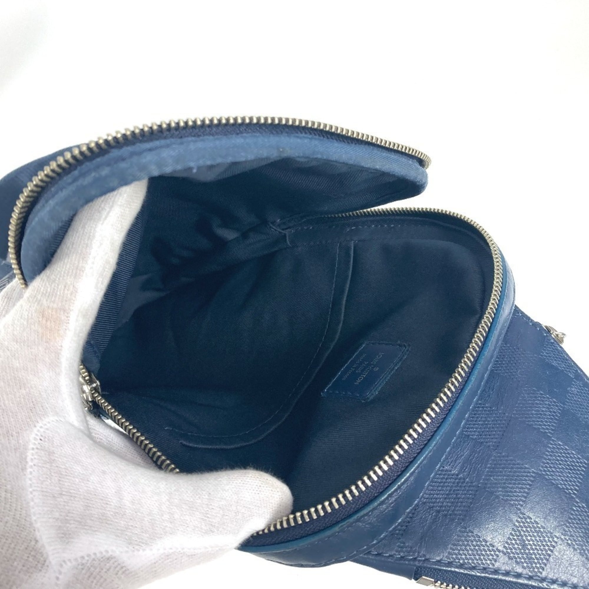 Louis Vuitton Damier Graphite Navy Damier Graphite Damier Infini Shoulder Bag Sling Bag (Pre-Owned)