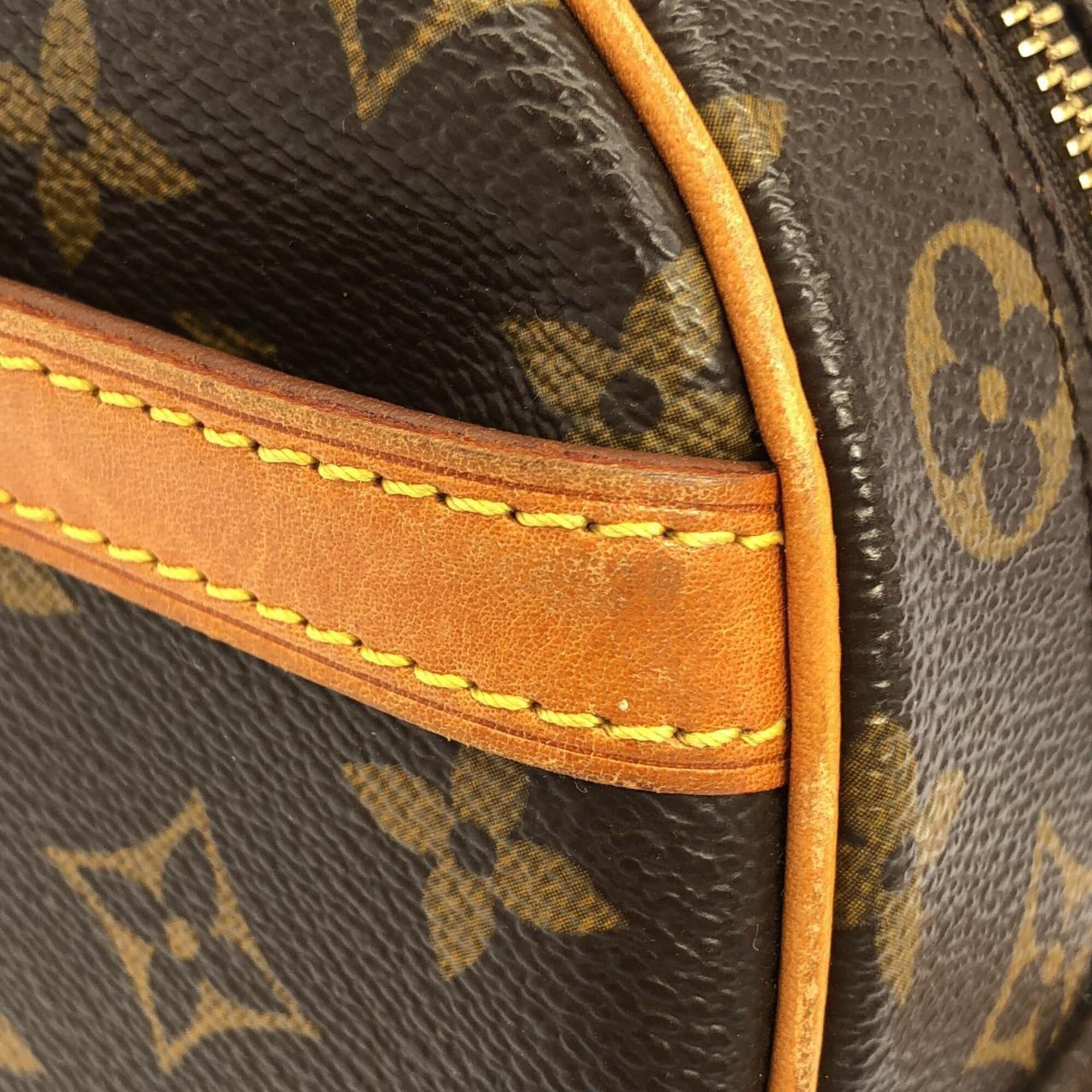Louis Vuitton Marron Coated Canvas Shoulder Bag (Pre-Owned)